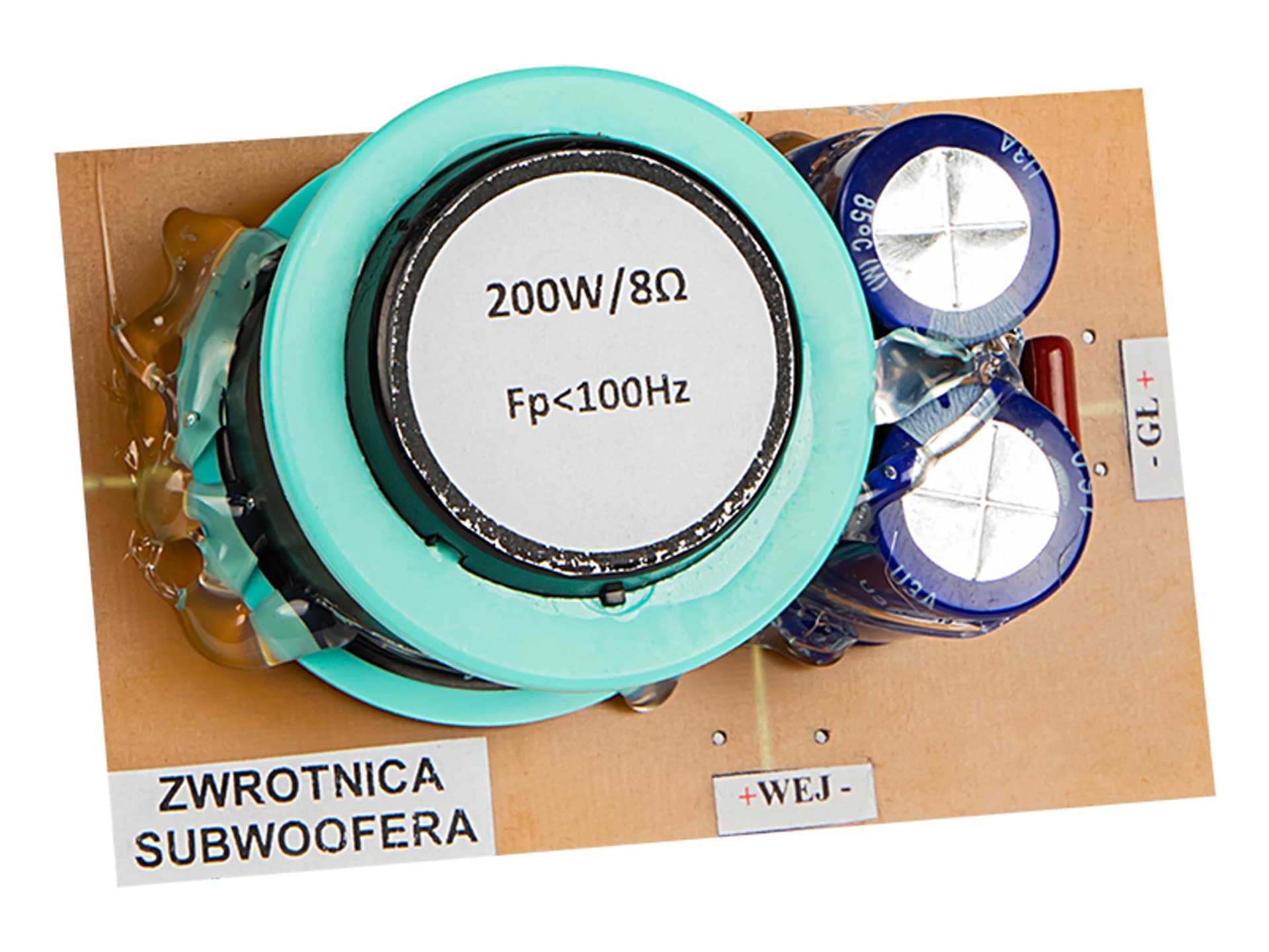 

5931# Zwrotnica gł.subwoof.200w 8ohm