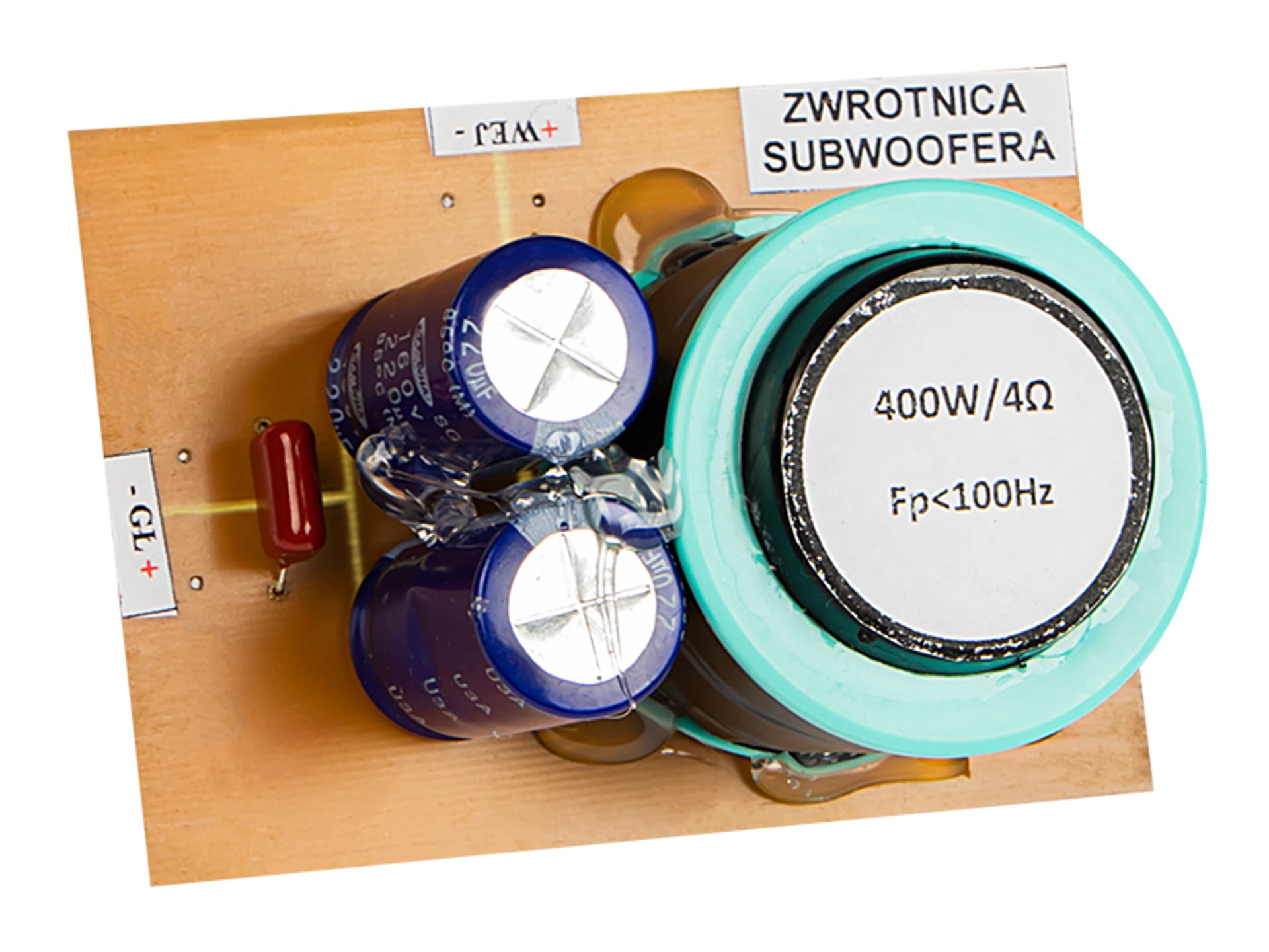 

5935# Zwrotnica gł.subwoof.400w 4ohm