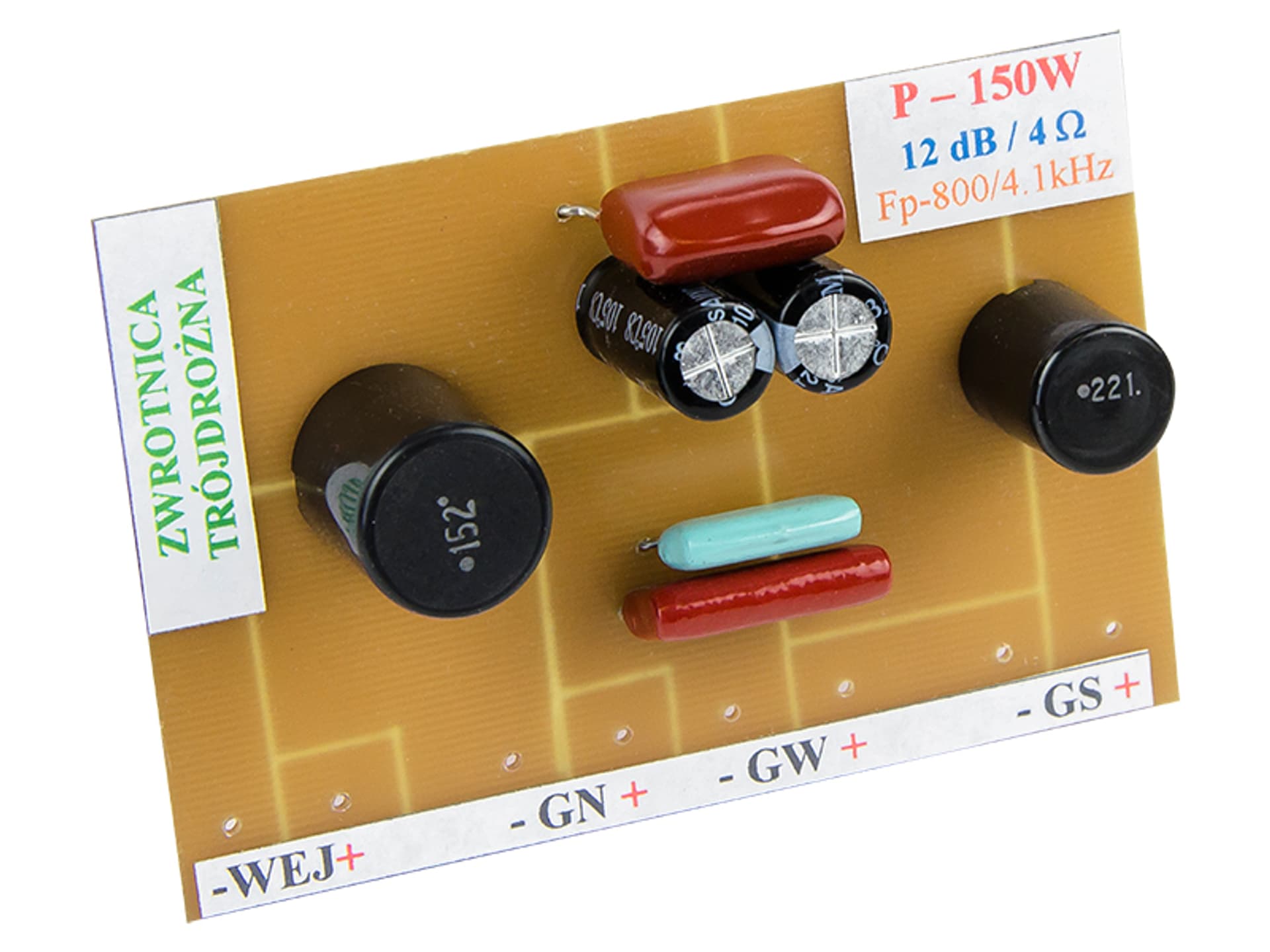 

9234# Zwrotnica gł.trójdrożna 150w/4ohm