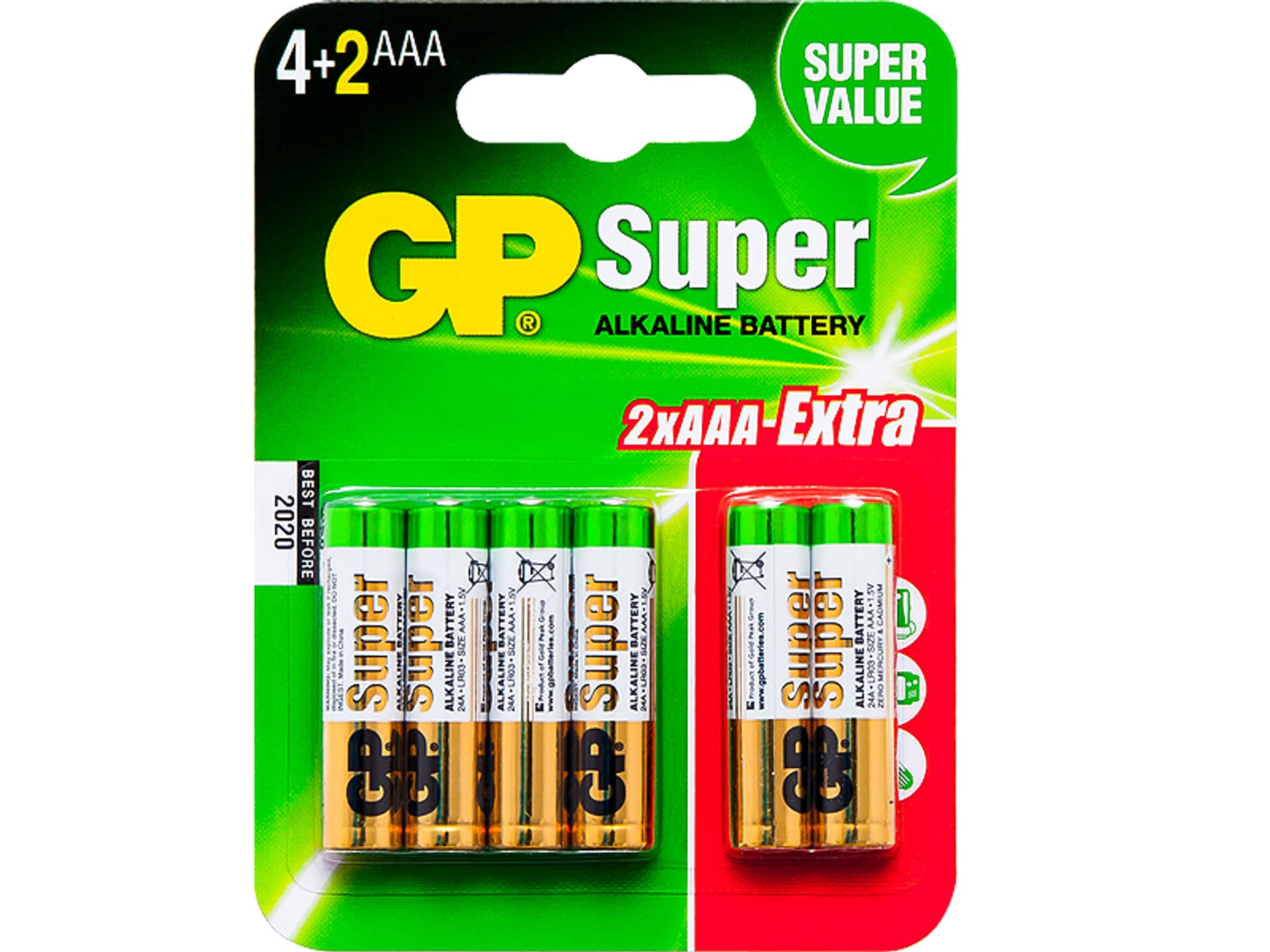 

8724# Bateria alkaliczna aaa 1.5 lr3 gp super