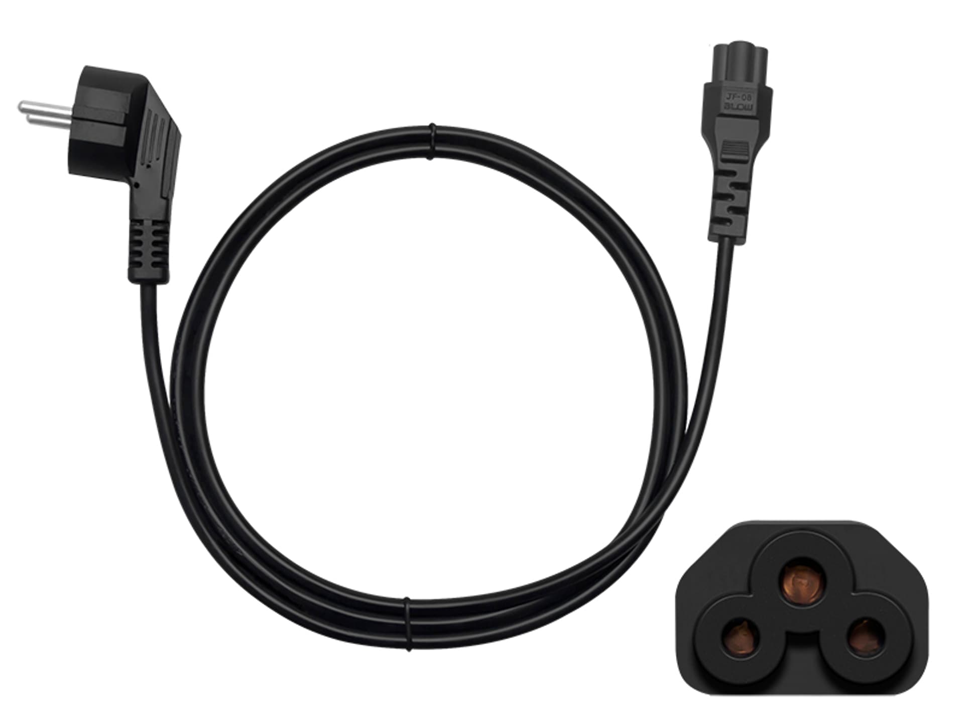 

Kabel zasilający typu koniczynka do zasilaczy itp 9699