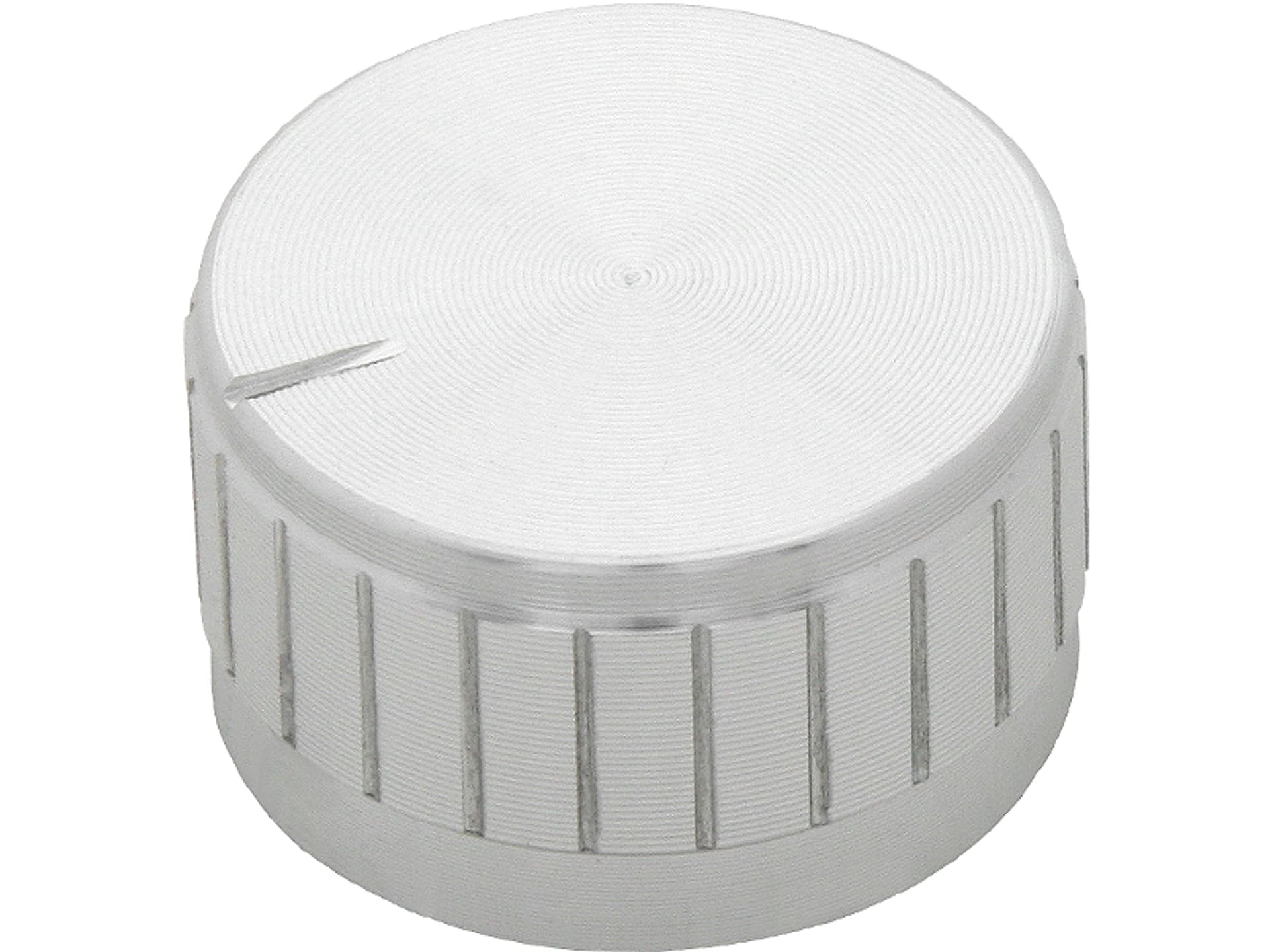 

8791# Gałka pot srebrna śred 30mm