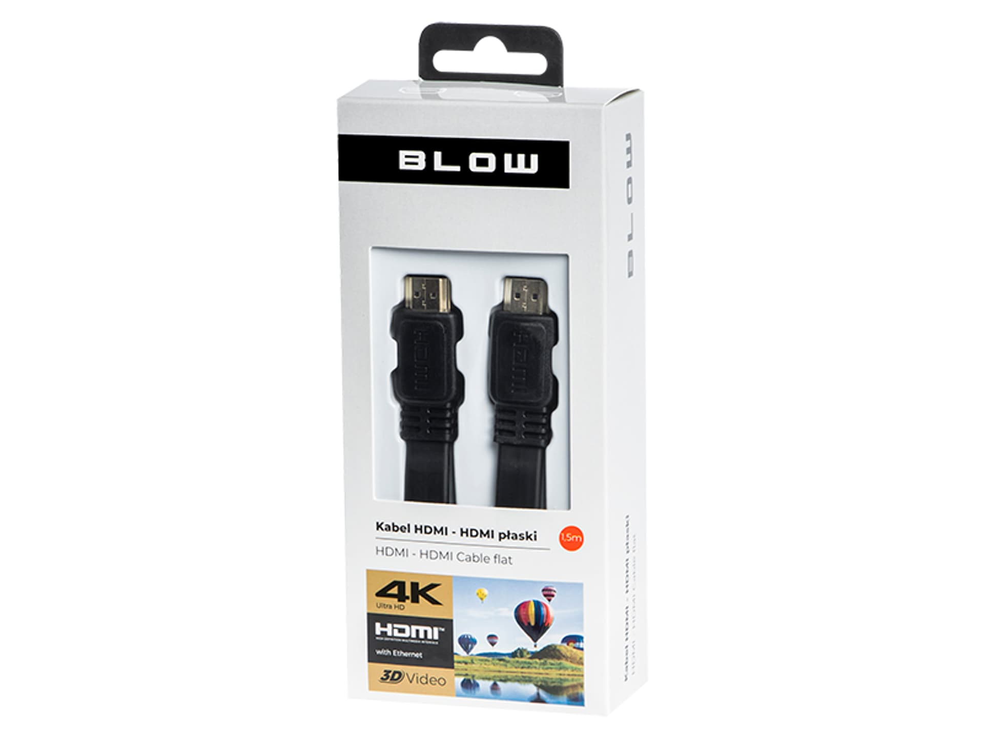 

Przył.HDMI-HDMI CLASSIC płaskie 1,5m