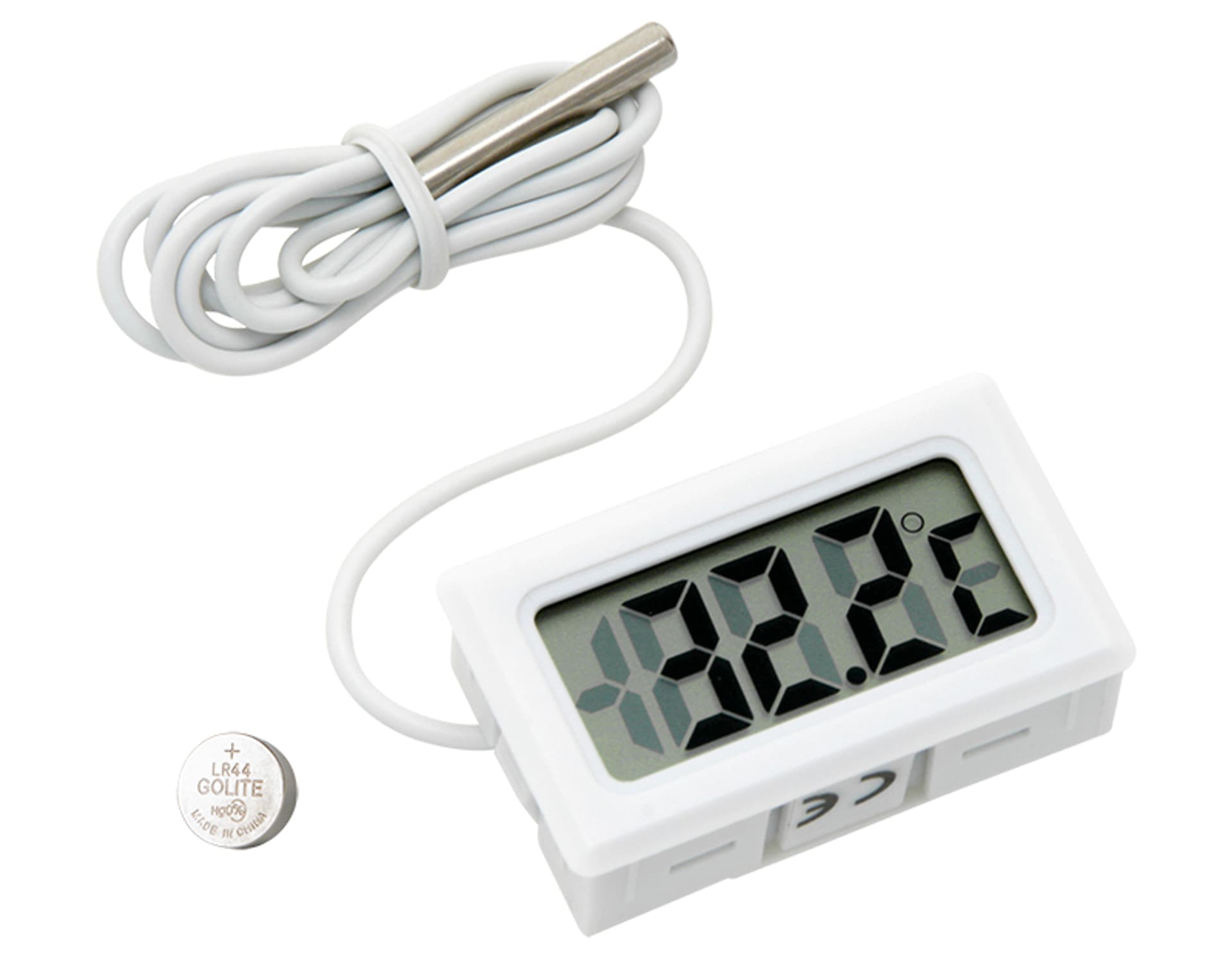 

Termometr panelowy biały LCD -50 do +100stC 50-301