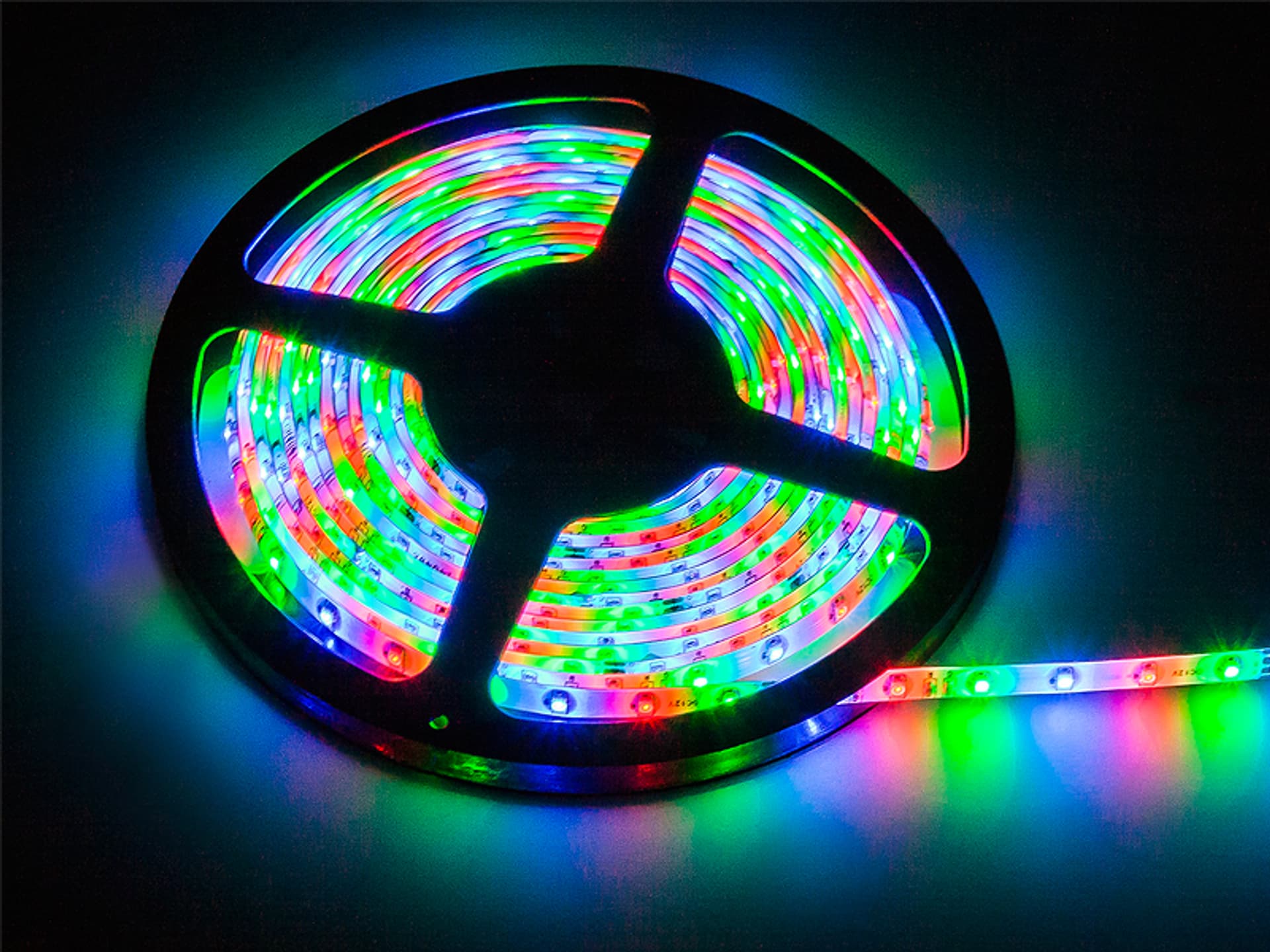 

70-847# Taśma led rgb poj.diody 3528 5m/300+zł.