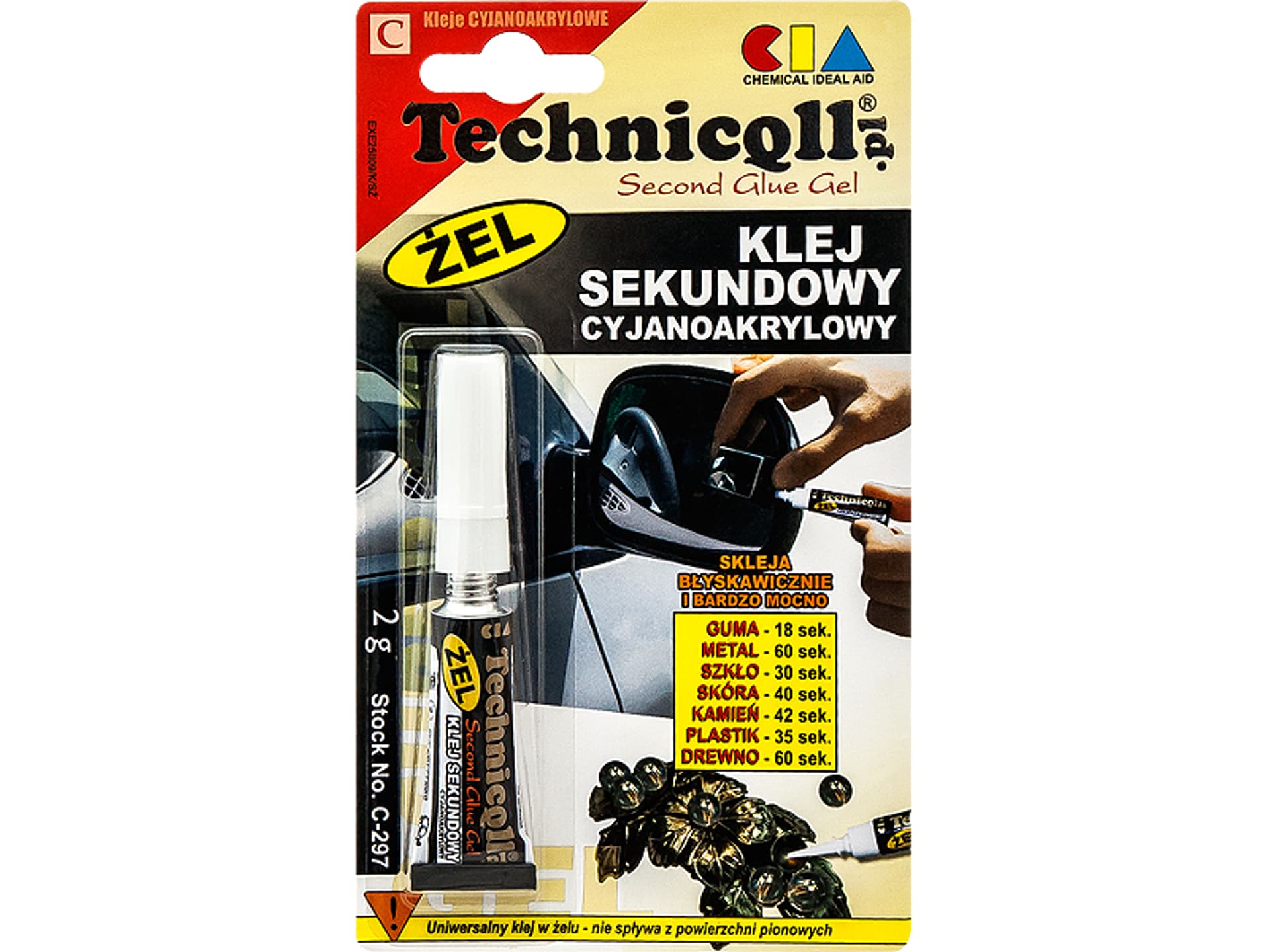 

Klej Sekundowy ŻEL 2g Technicoll