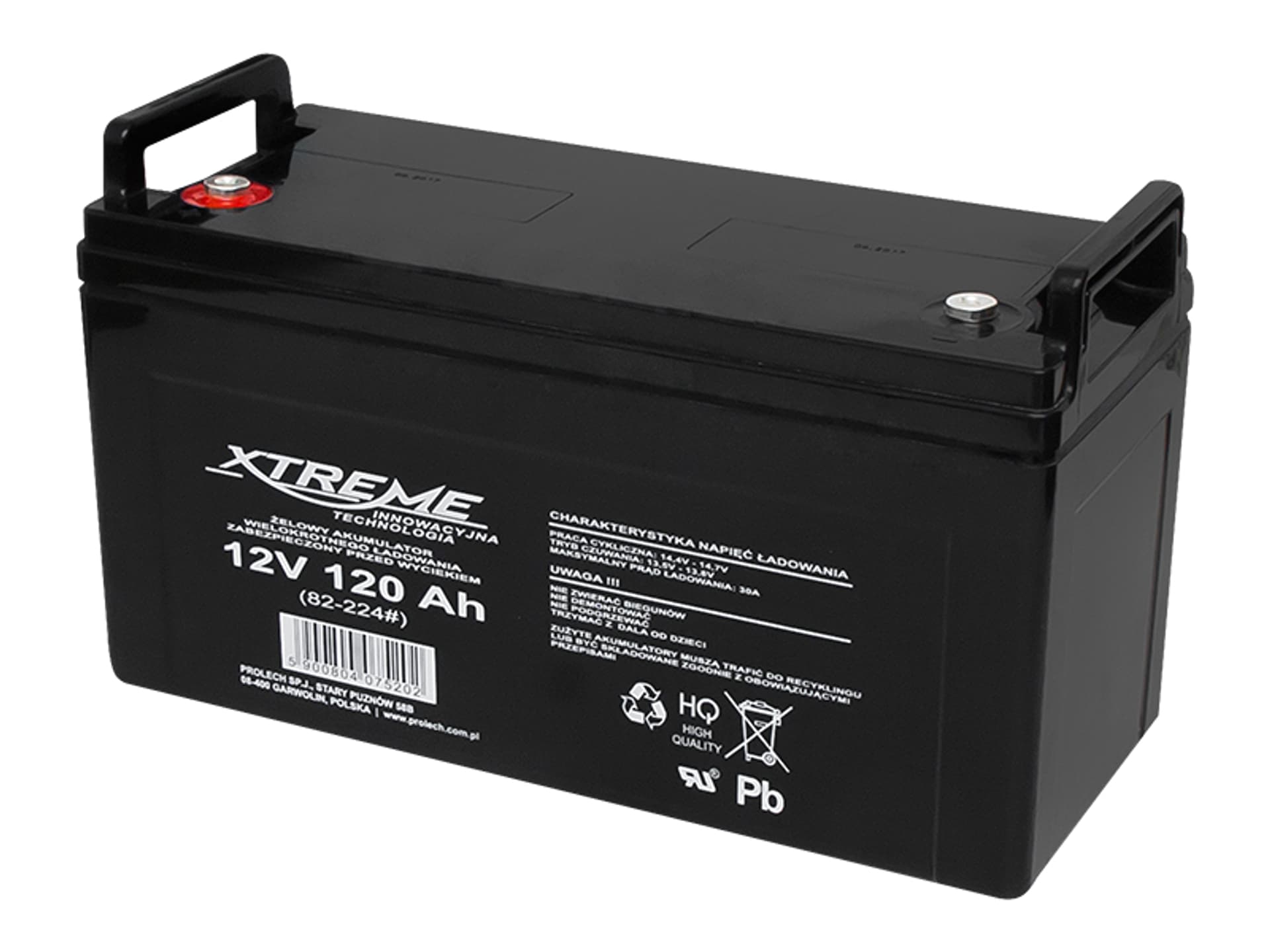 

Akumulator żelowy 12V/120Ah XTREME