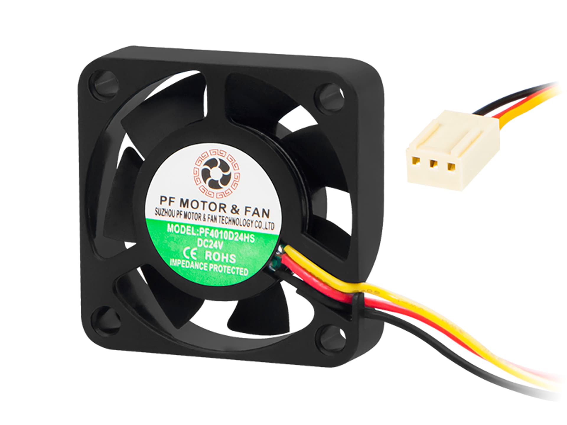 

85-410# Wentylator 40x10mm 24v ślizg. 3-przew.