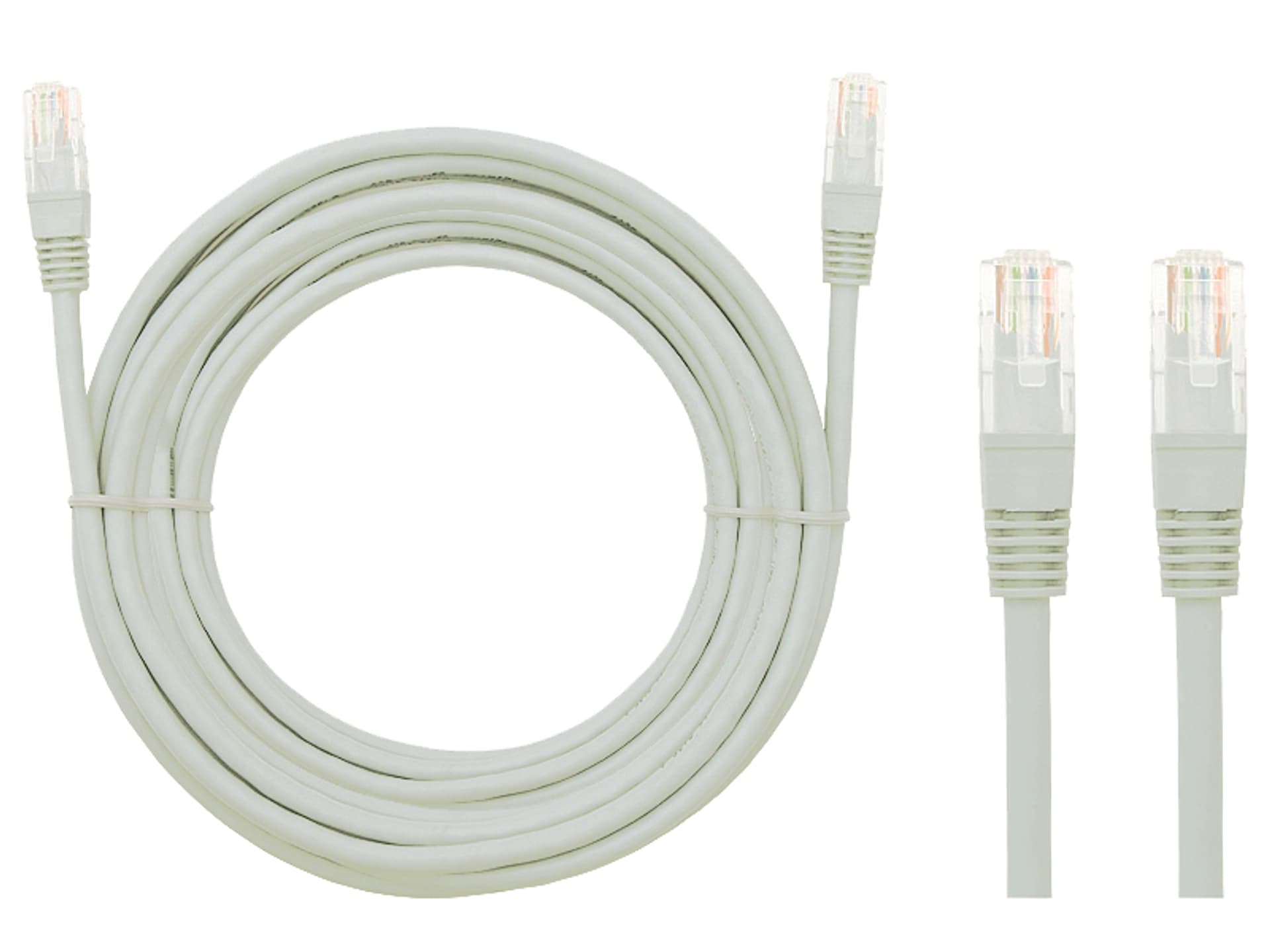 

3789# Przyłącze patchcord utp 15m szary`