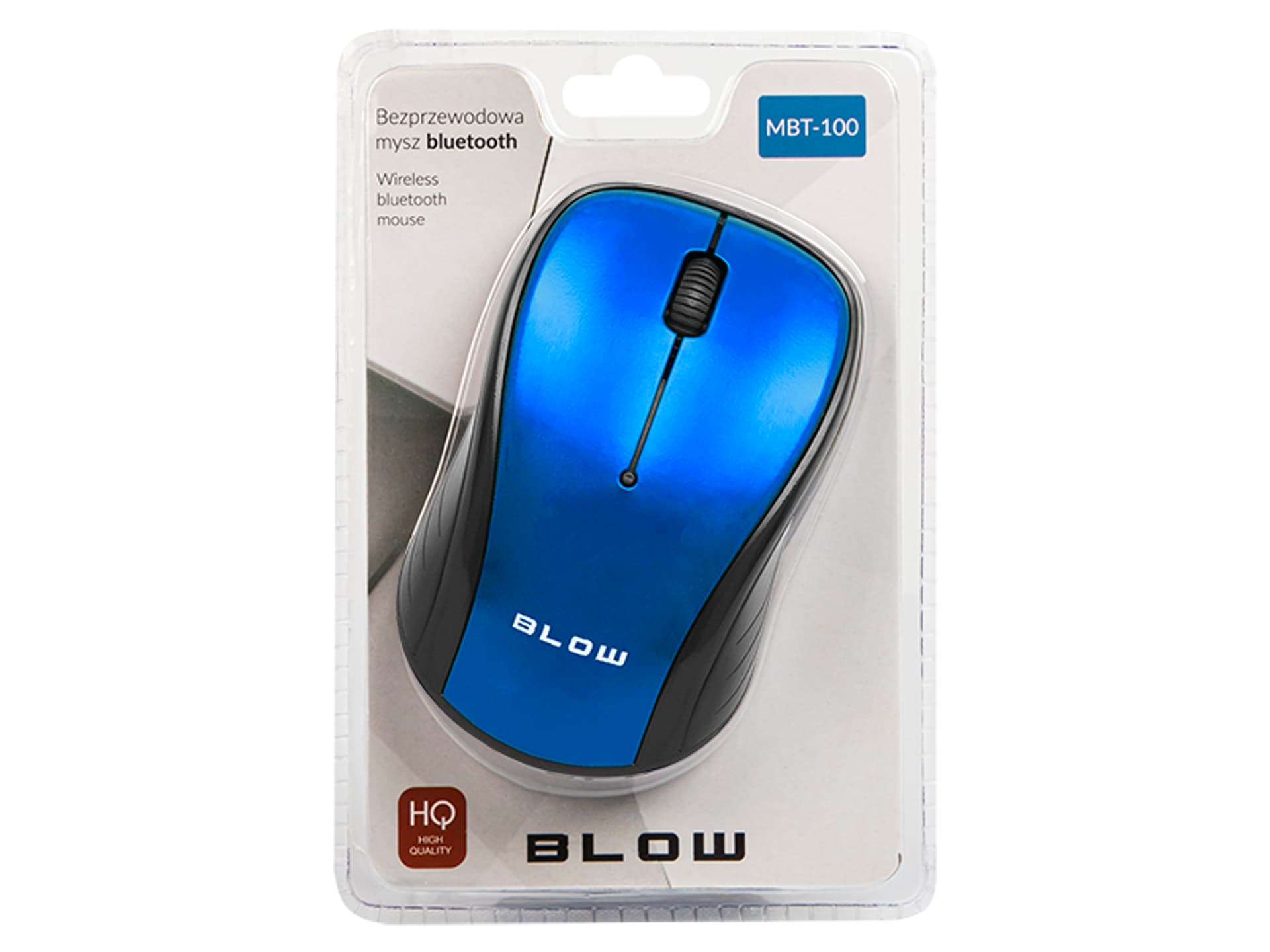 

84-021# Mysz bluetooth blow mbt-100 niebieska
