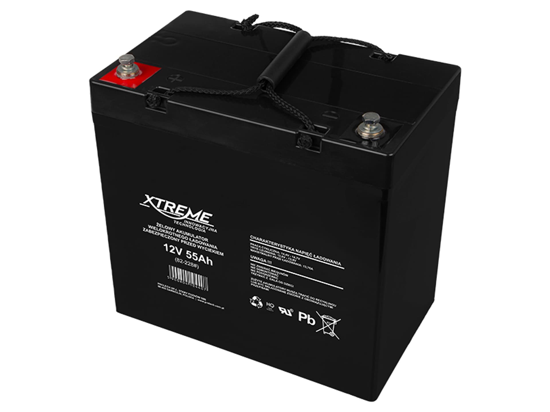 

Akumulator żelowy 12V 55Ah XTREME