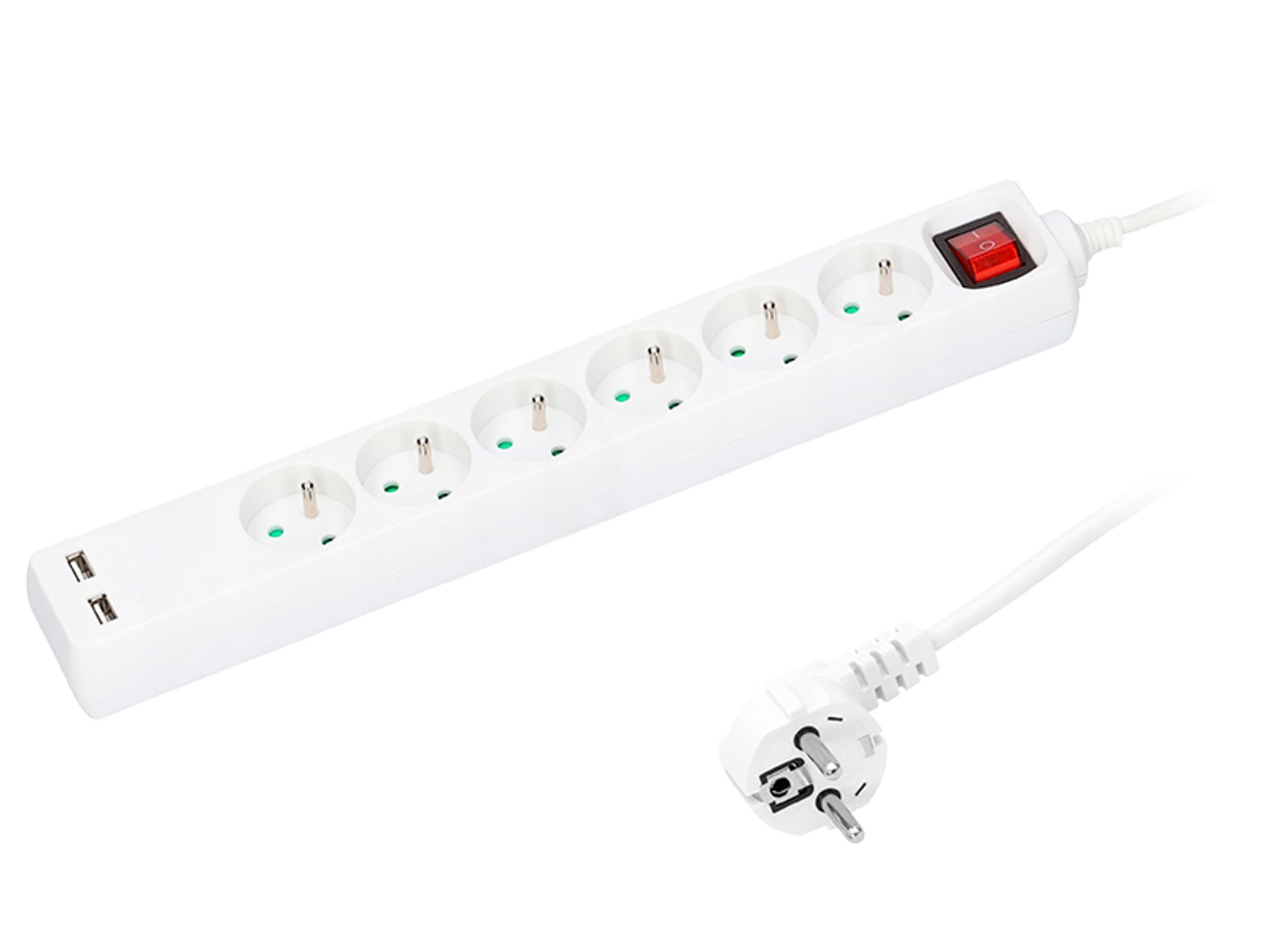 

98-195# Przedłużacz ps-670ws+usb 1,5m/6guw
