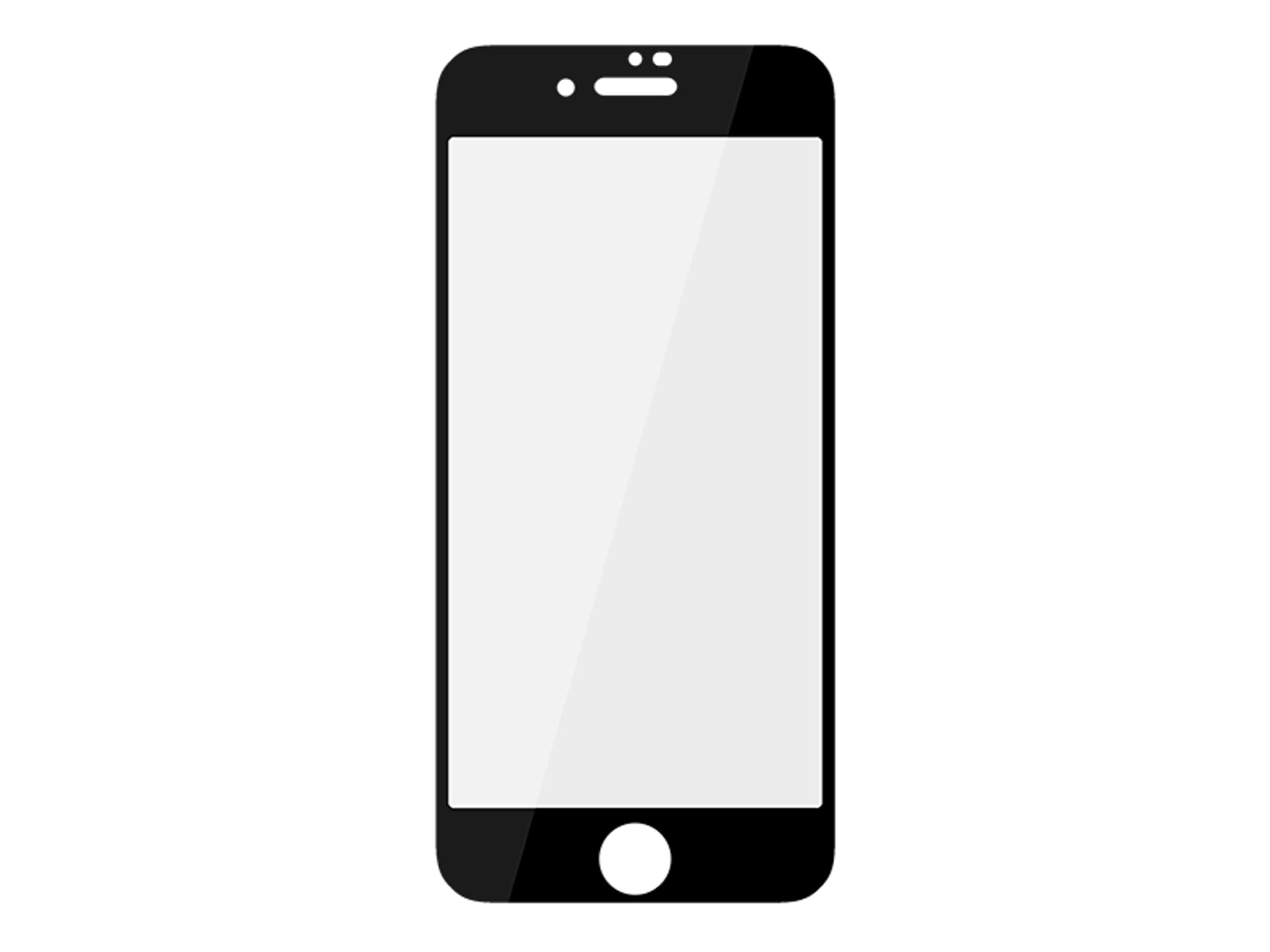 

MS Diamond Glass Edge FG iPhone 7/8 czarny/black Full Glue