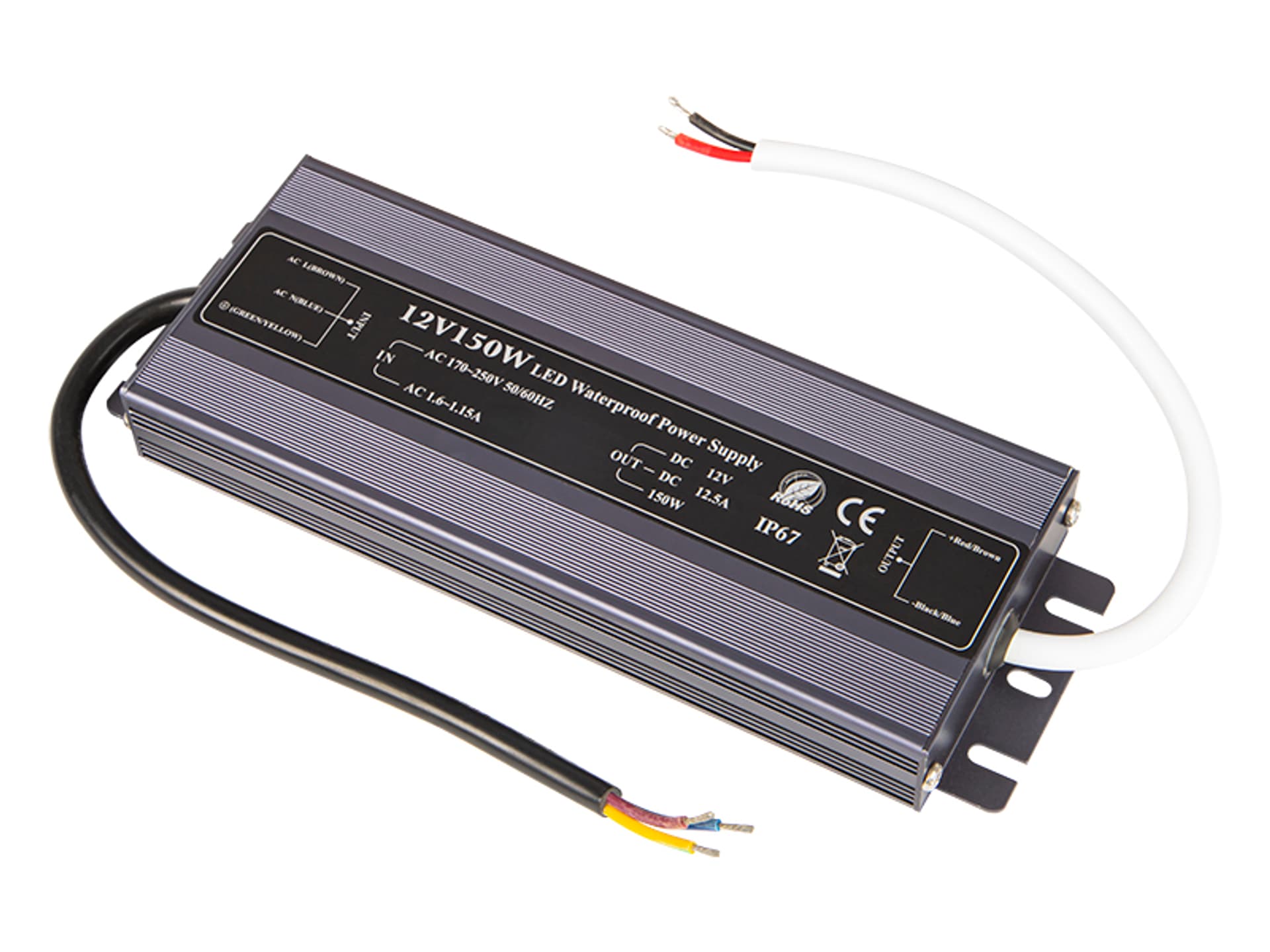

70-507# Zasilacz do systemów led 12v/12,5a 150w