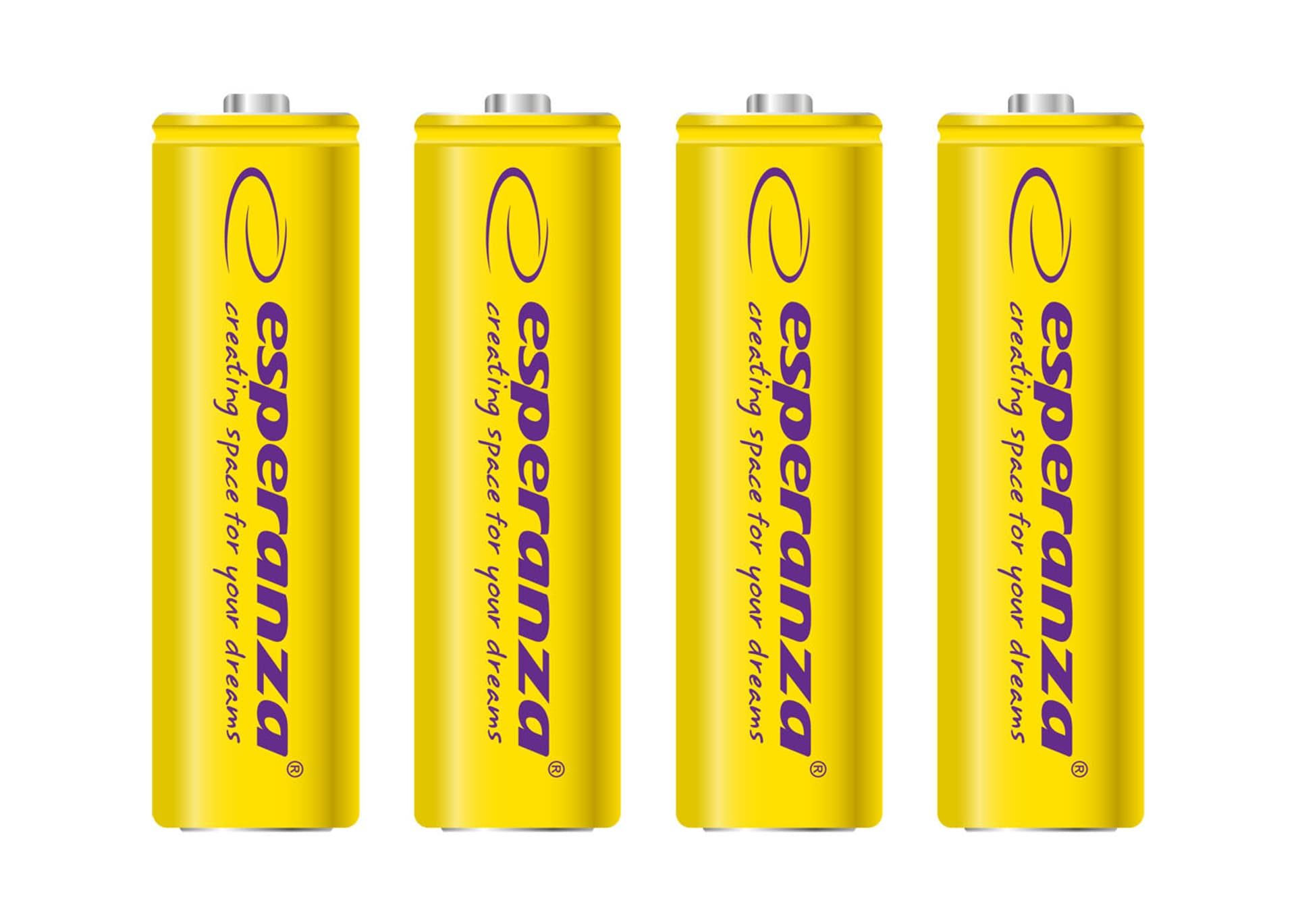 

EZA104Y Esperanza akumulatorki ni-mh aa 2000mah 4szt. żółte