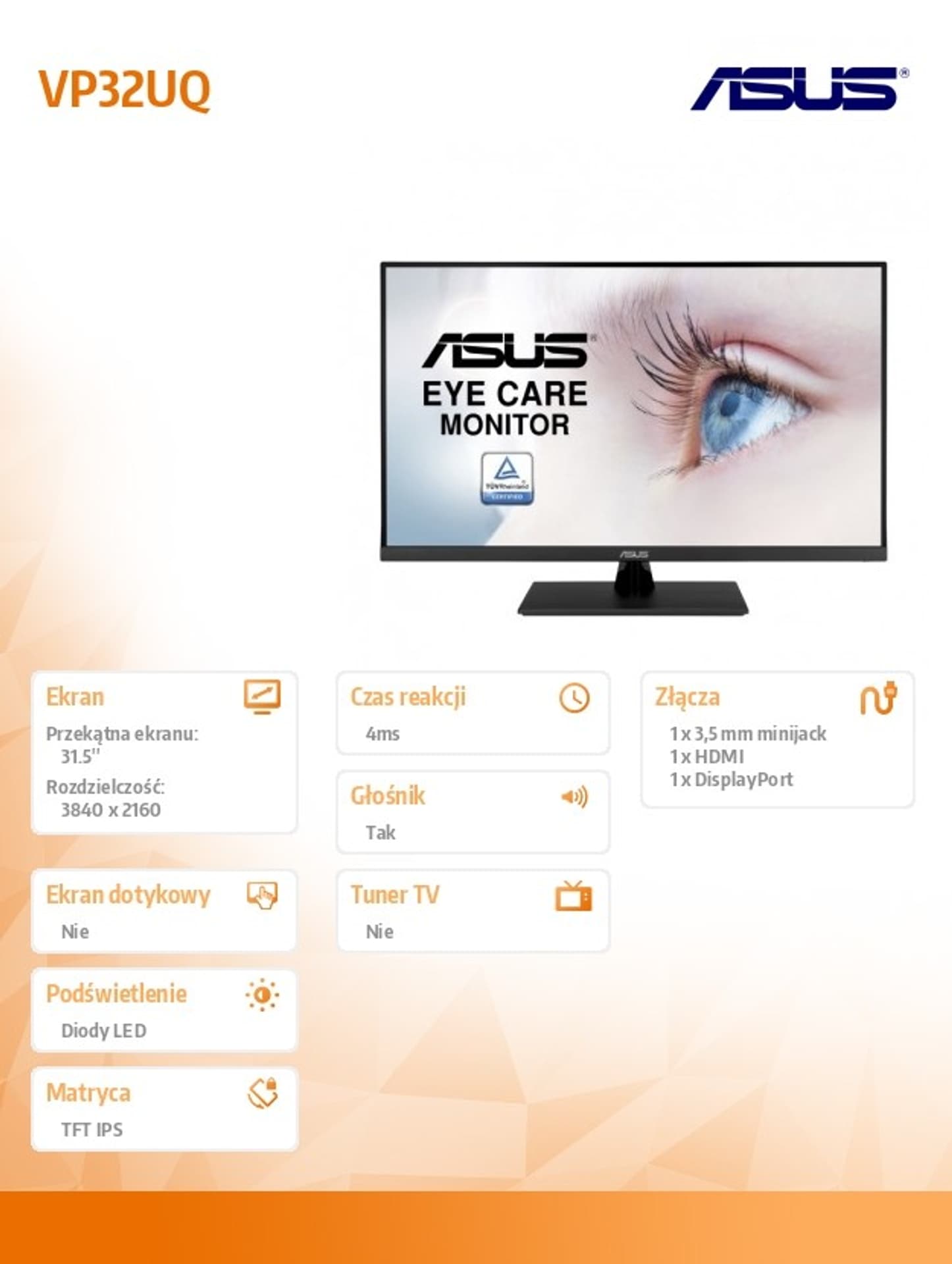 

Monitor 32 VP32UQ