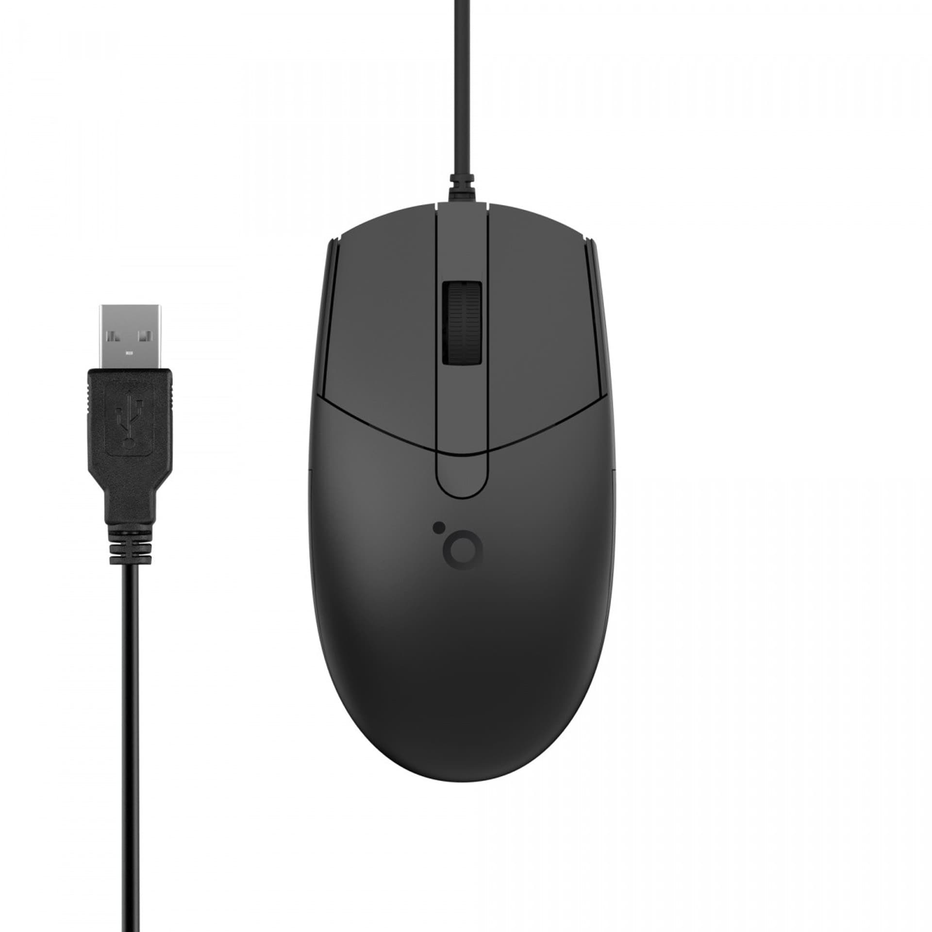 

Mysz przewodowa MS19 , USB, 4 przyciski, czarna