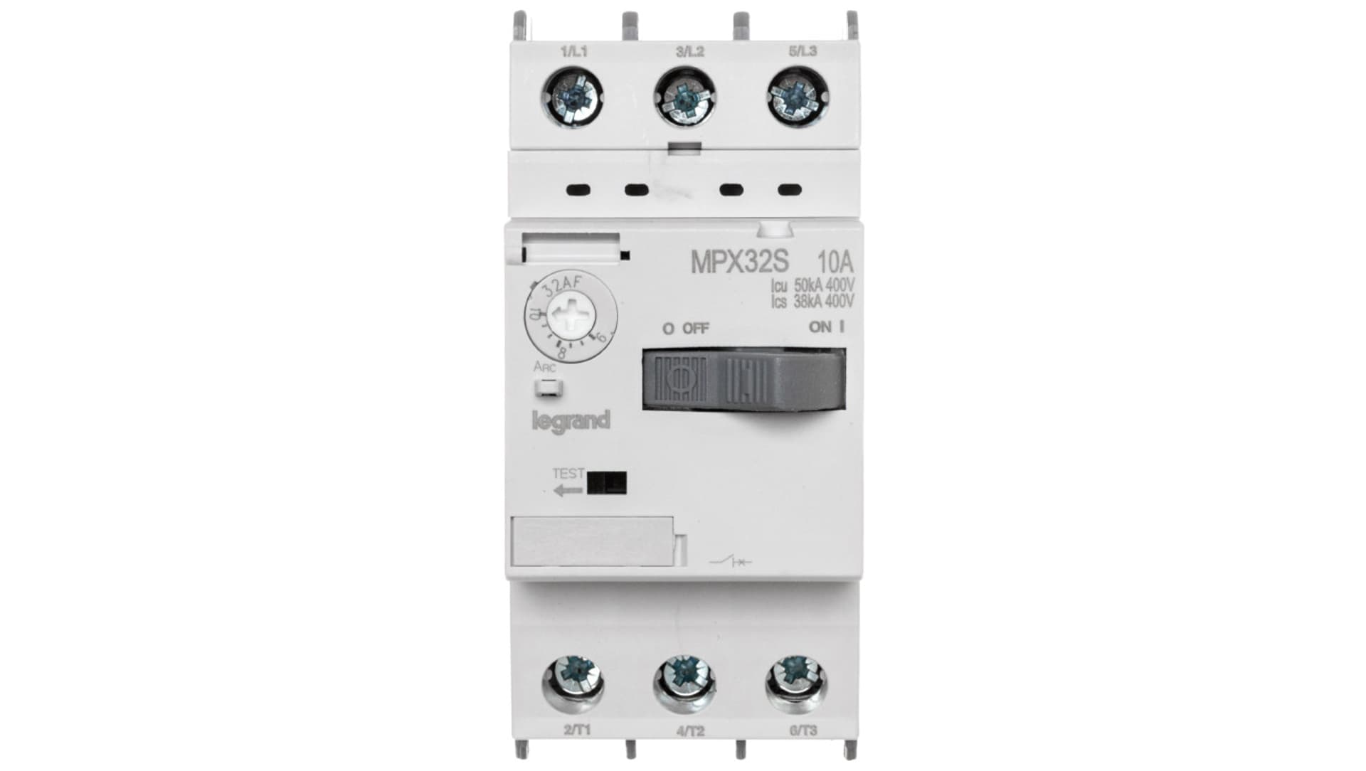 

Wyłącznik silnikowy 3P 4kW 6-10A MPX3 32S 417310