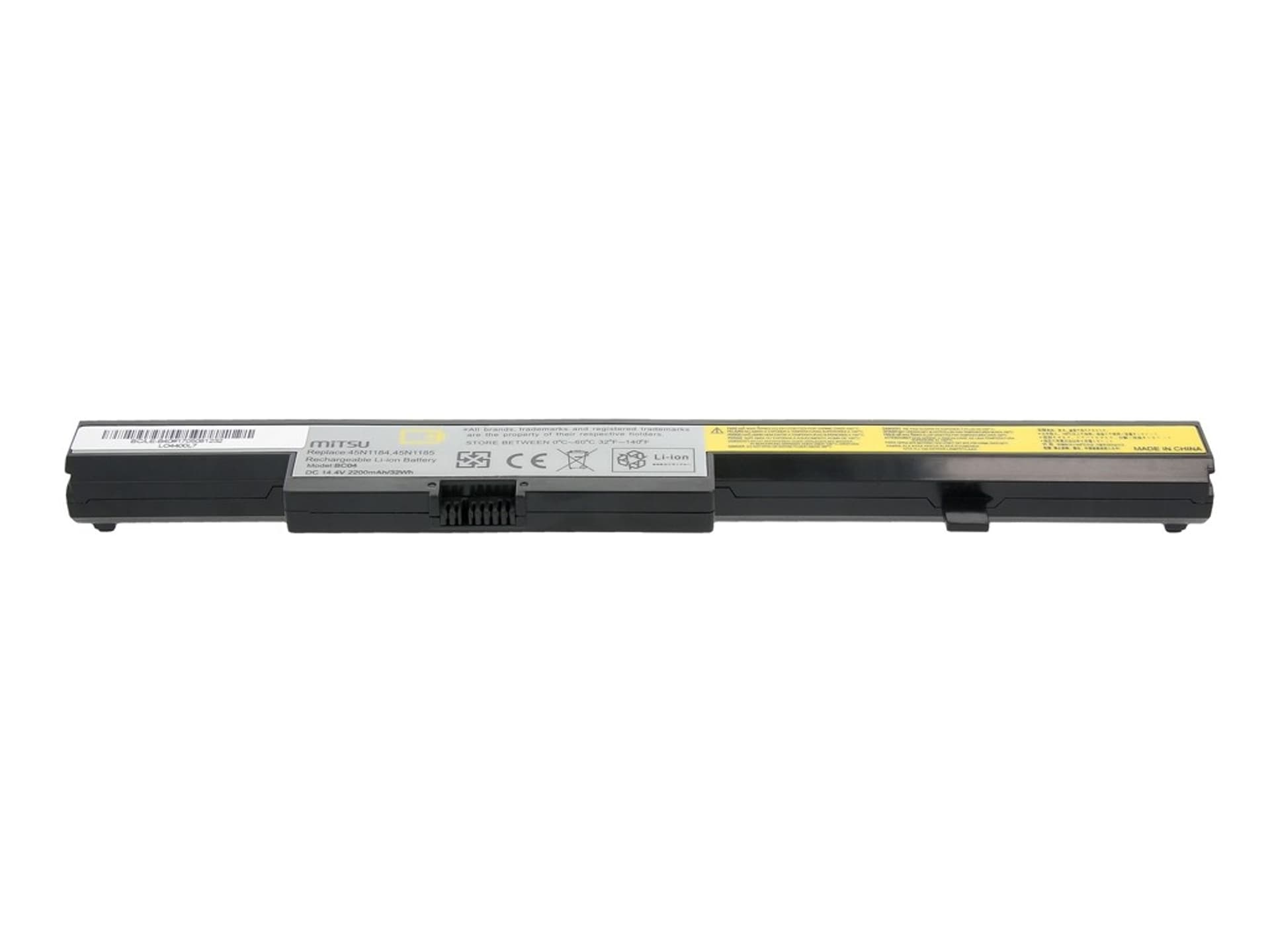 

Bateria do Lenovo B40, B50 2200 mAh (32 Wh) 14.4 - 14.8 Volt, 32 wh) 14.4 - 14.8 vol