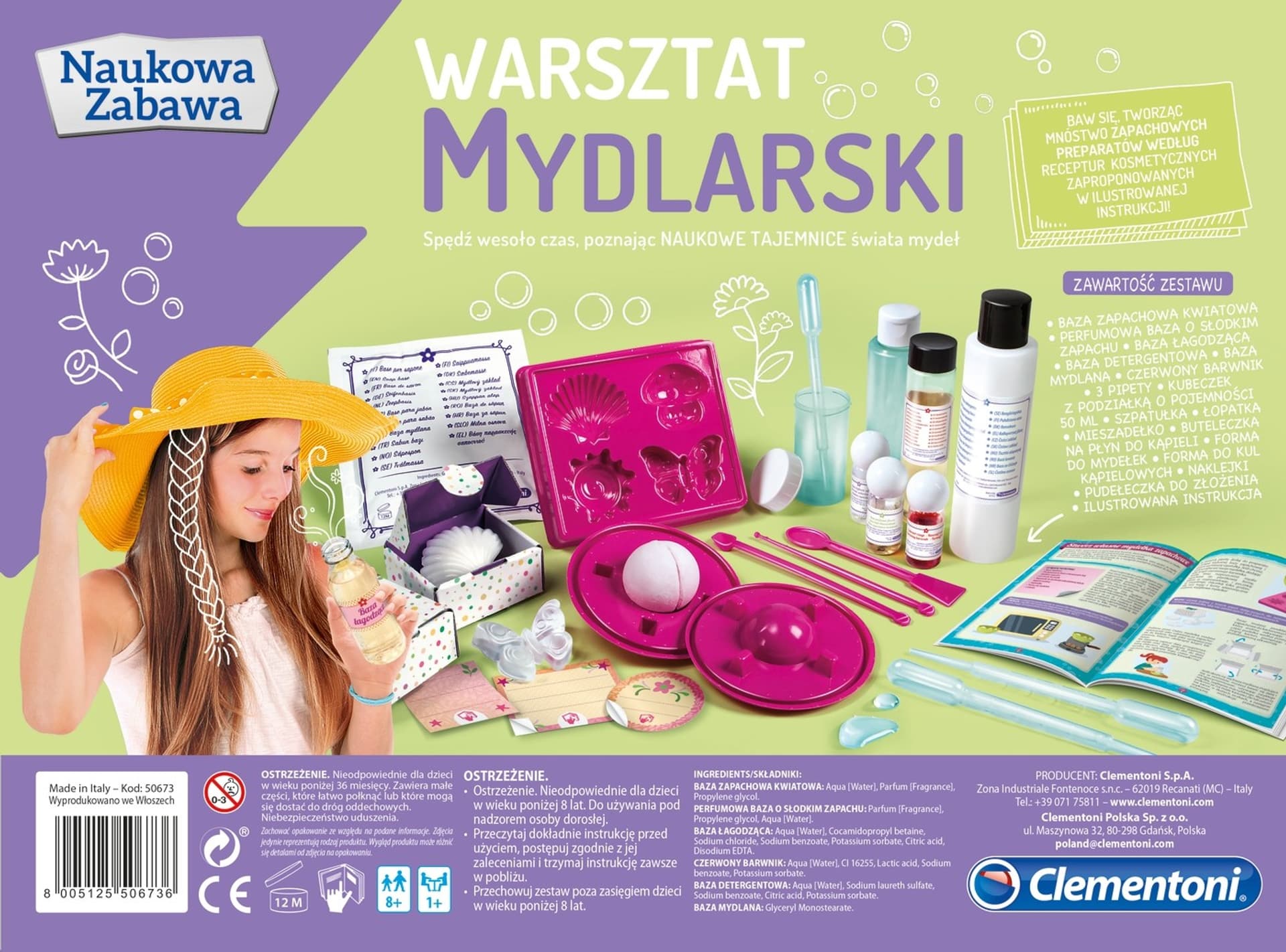 

Zestaw naukowy Warsztat mydlarski