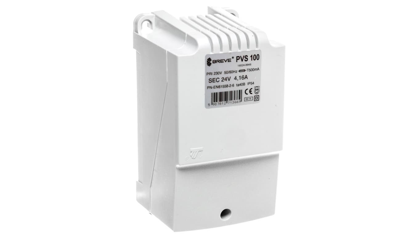 

Transformator 1-fazowy PVS 100VA 230/24V /w obudowie IP54/ 16024-9946
