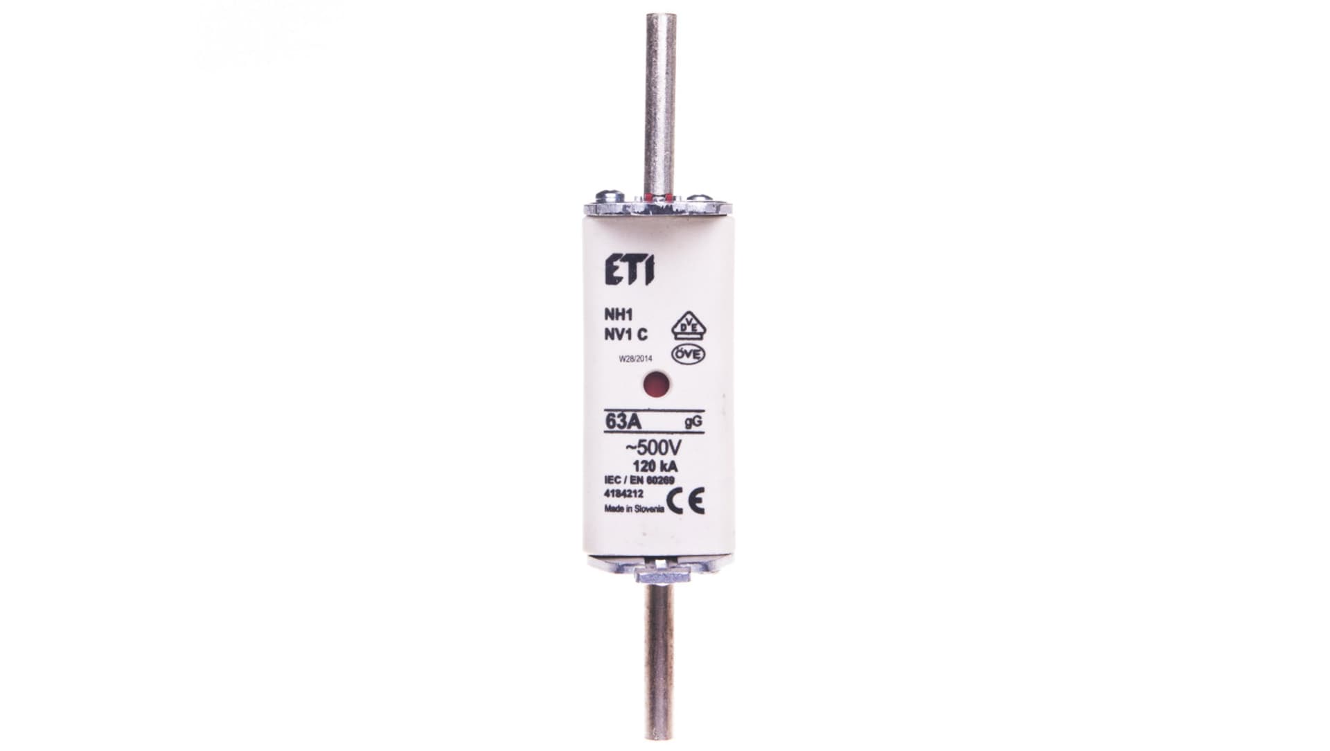 

Wkładka bezpiecznikowa KOMBI NH1C 63A gG/gL 500V WT-1C 004184212