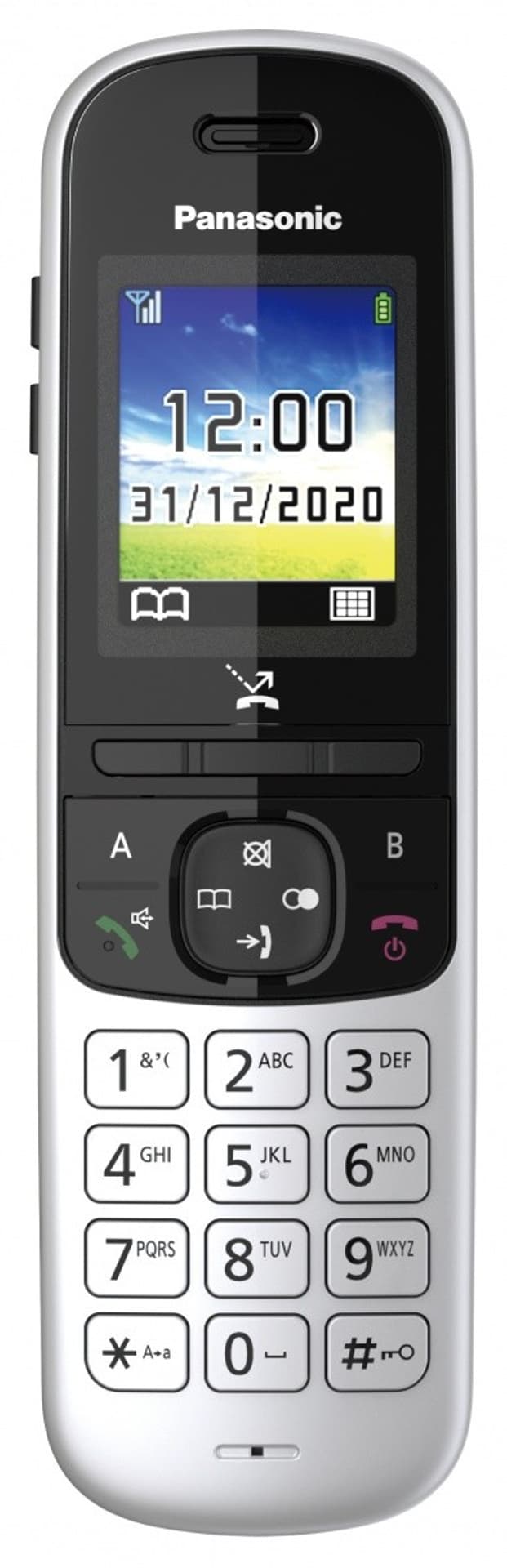 

Telefon bezprzewodowy KX-TGH710PDS Dect Srebrny