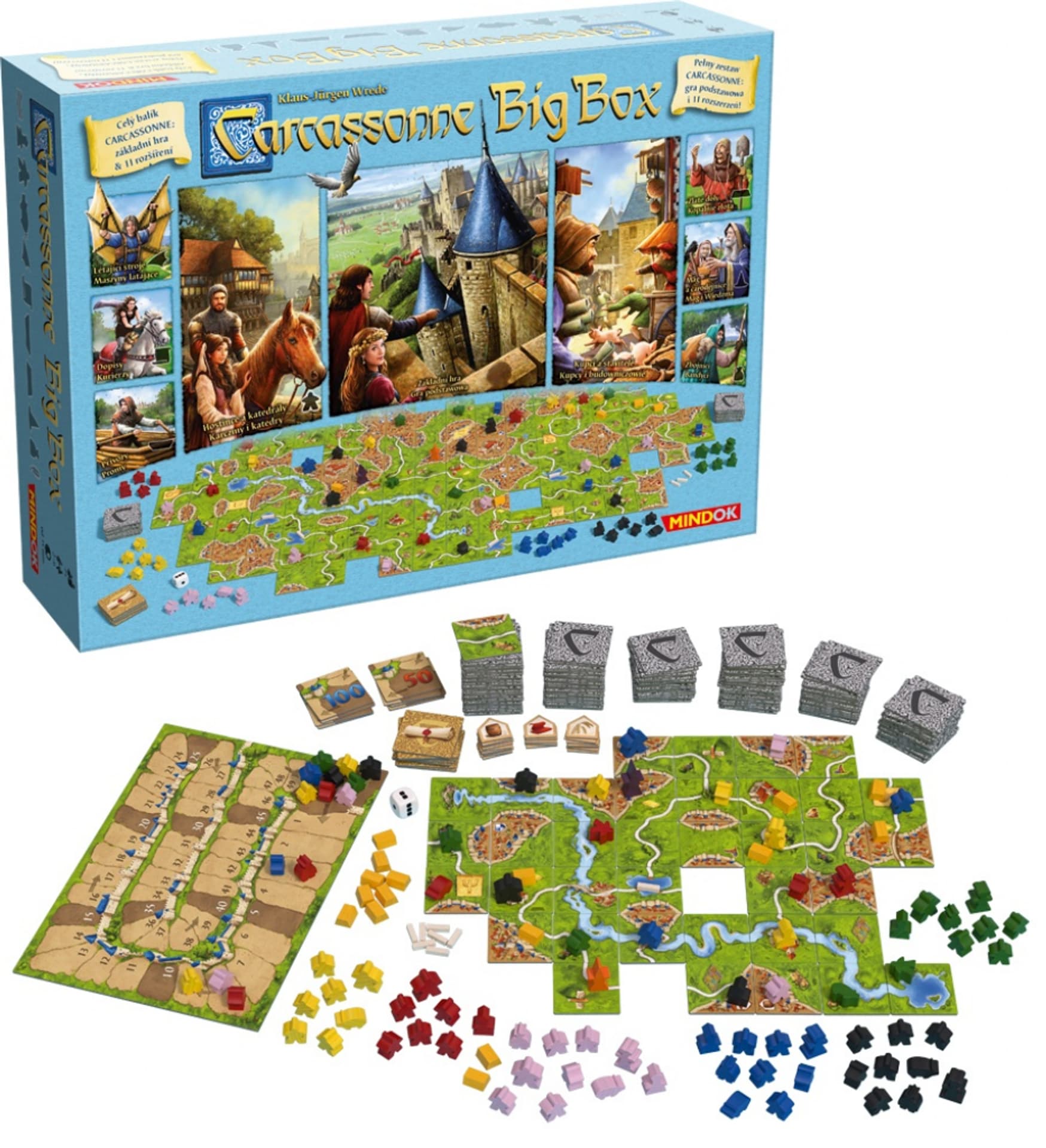 

GRA PLANSZOWA CARCASSONNE 2ed - BIGBOX BARD