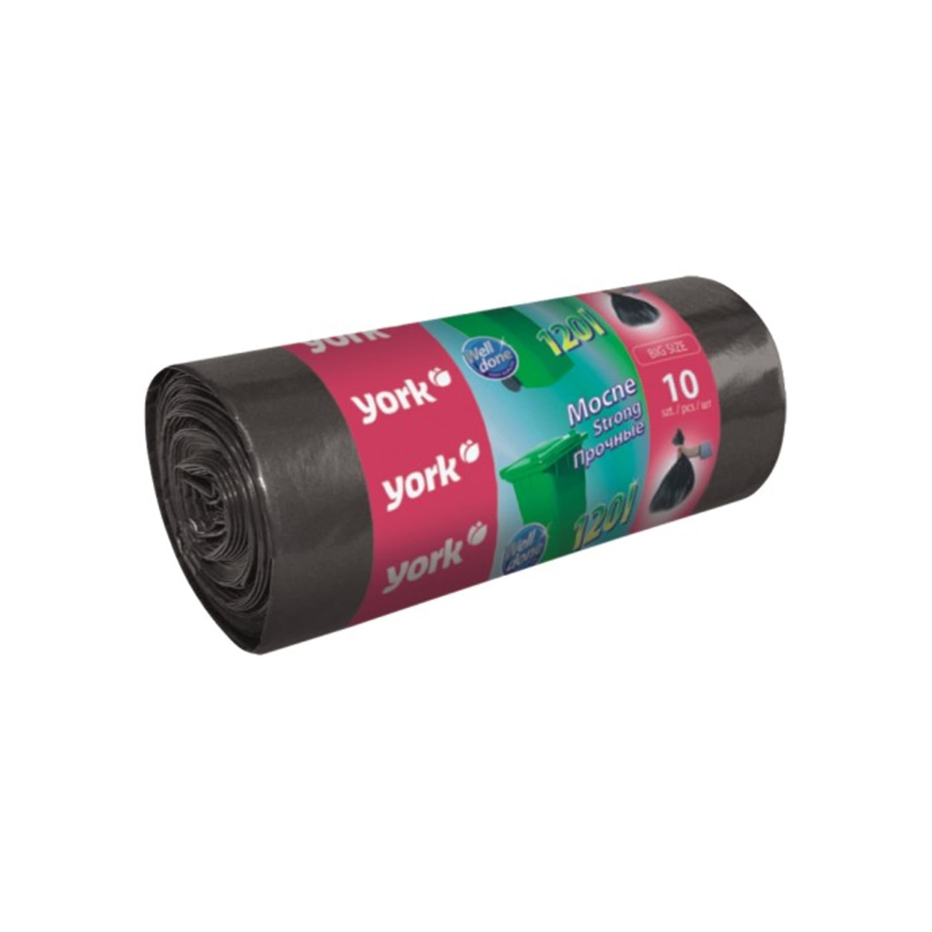 

Worki na śmieci mocne 120L 10szt York