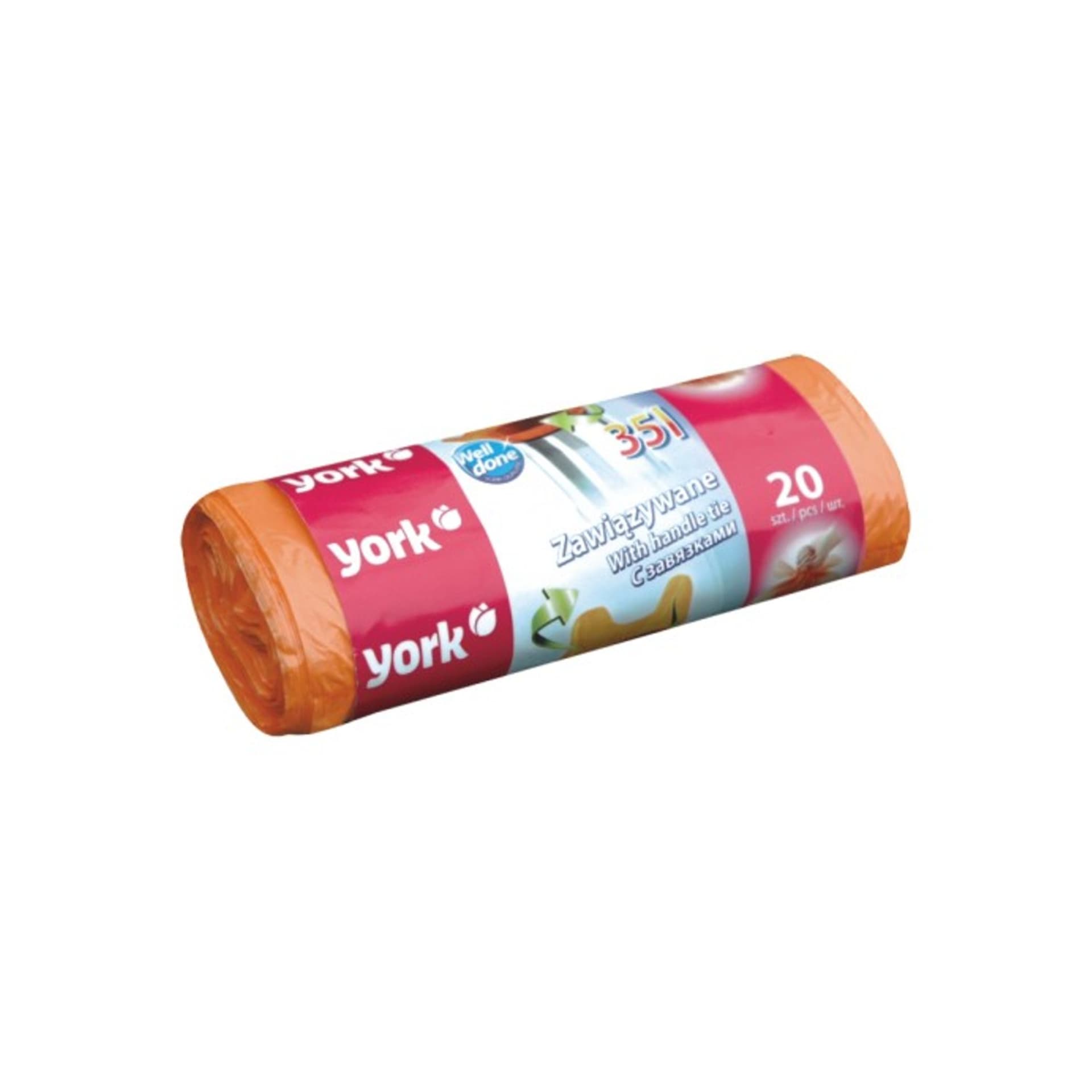 

Worki na śmieci zawiązywane 35L 20szt York