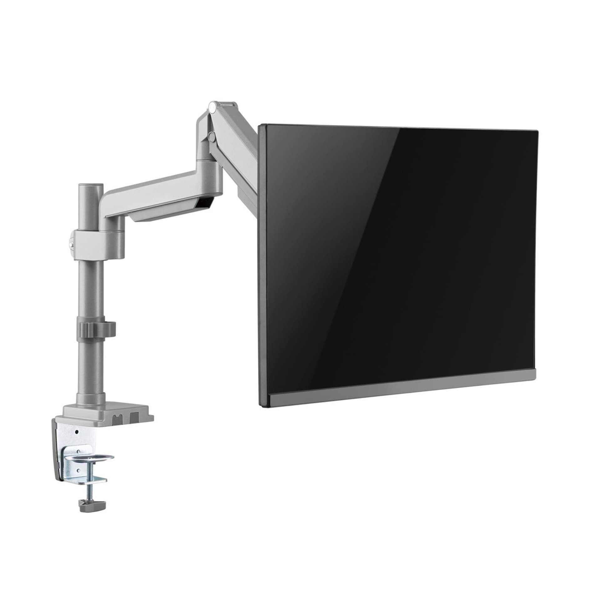

Uchwyt biurkowy do monitora szary Ergo Office, ze sprężyną, 17"-32", 9 kg, ER-407G