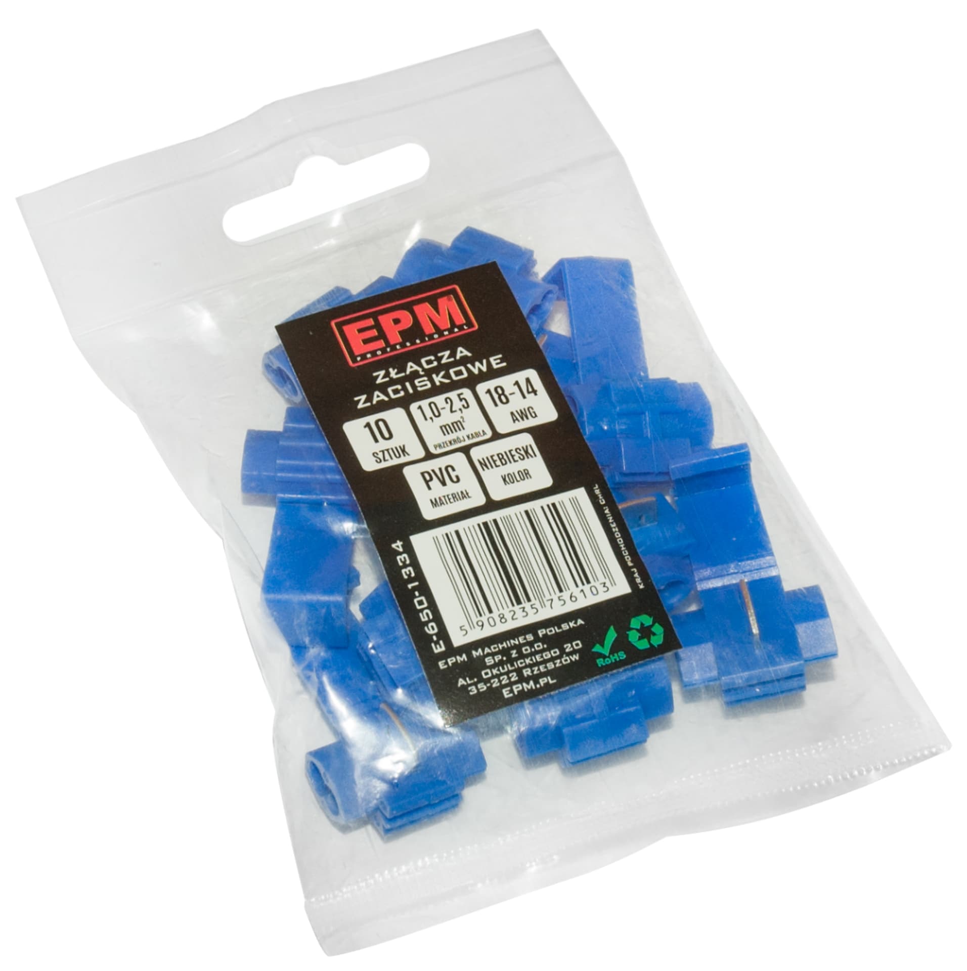 

ZŁĄCZKA ZACISKOWA 2*1.0-2.5MM2