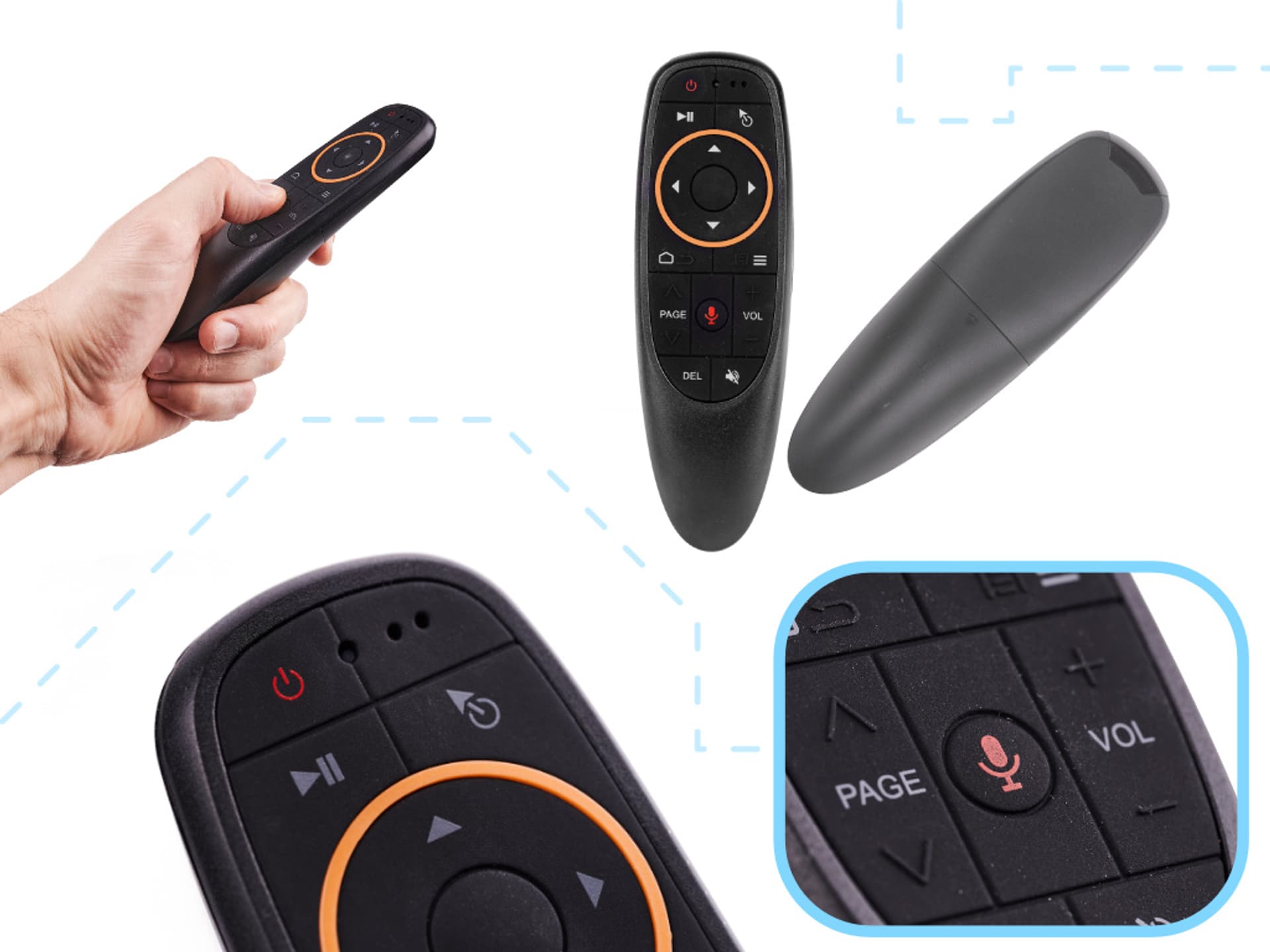 

Pilot G10 Smart TV Box Mikrofon X9