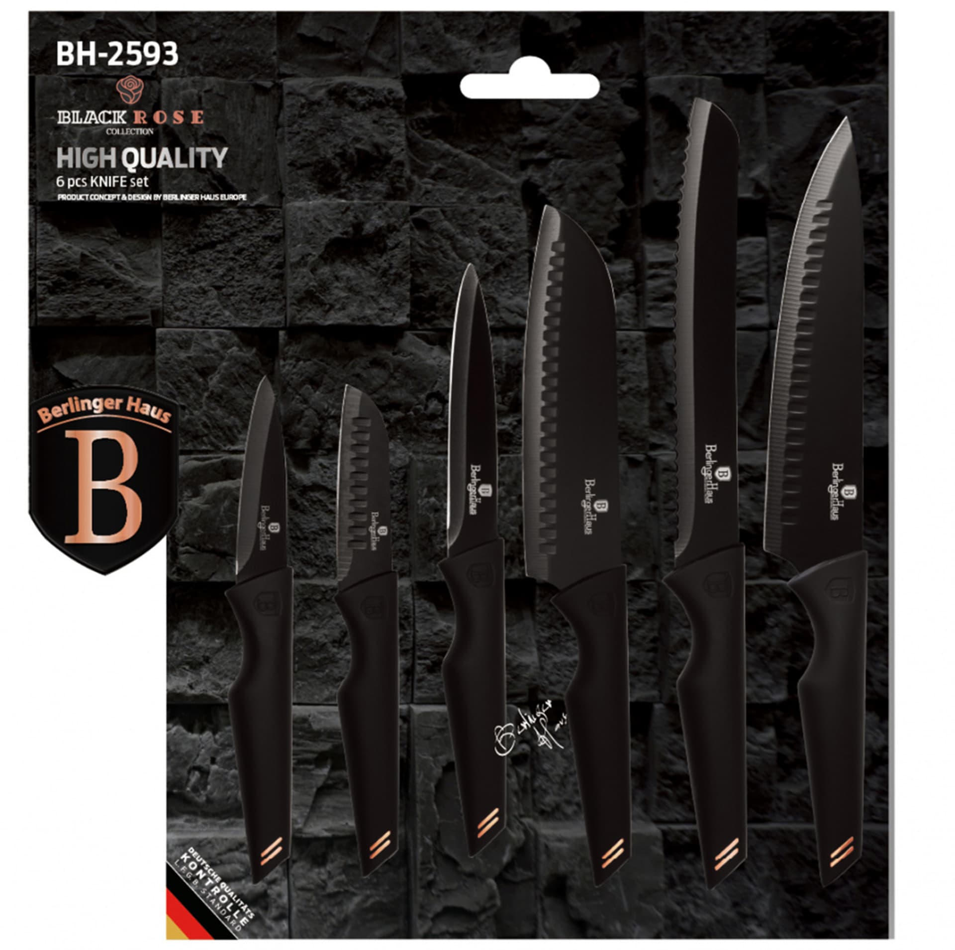 

ZESTAW 6 NOŻY KUCHENNYCH BERLINGER HAUS BH-2593