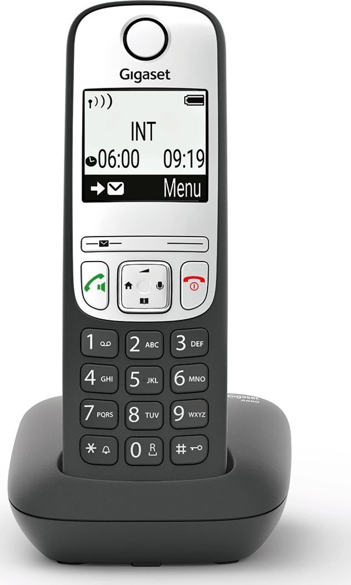 

Telefon bezprzewodowy GIGASET DECT A690 czarny