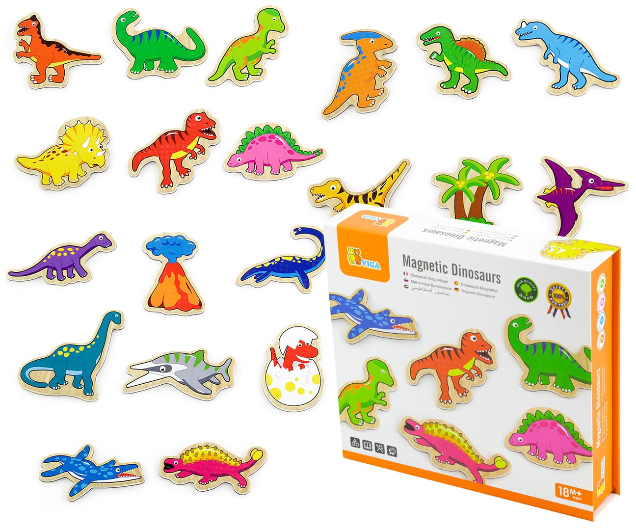 

Viga 50289 Magnesy dinozaury