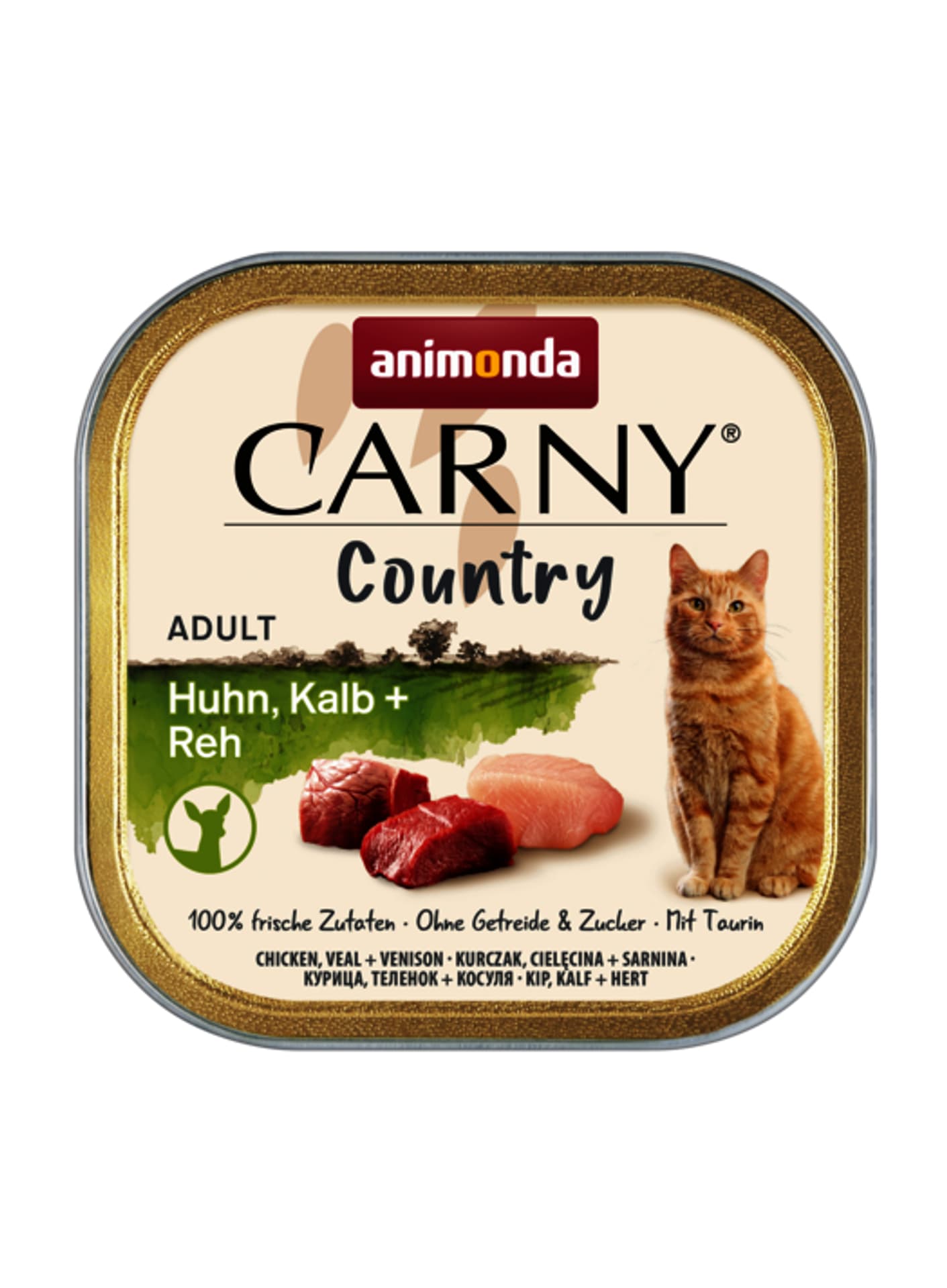 

Animonda Carny Country Adult Kurczak, Cielęcina i Sarnina tacka 100g