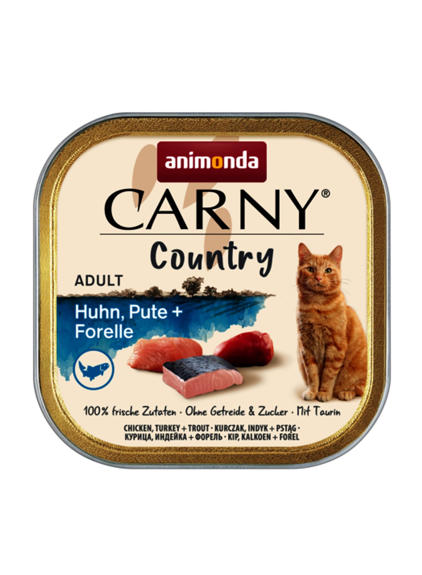 

Animonda Carny Country Adult Kurczak, Indyk i Pstrąg tacka 100g