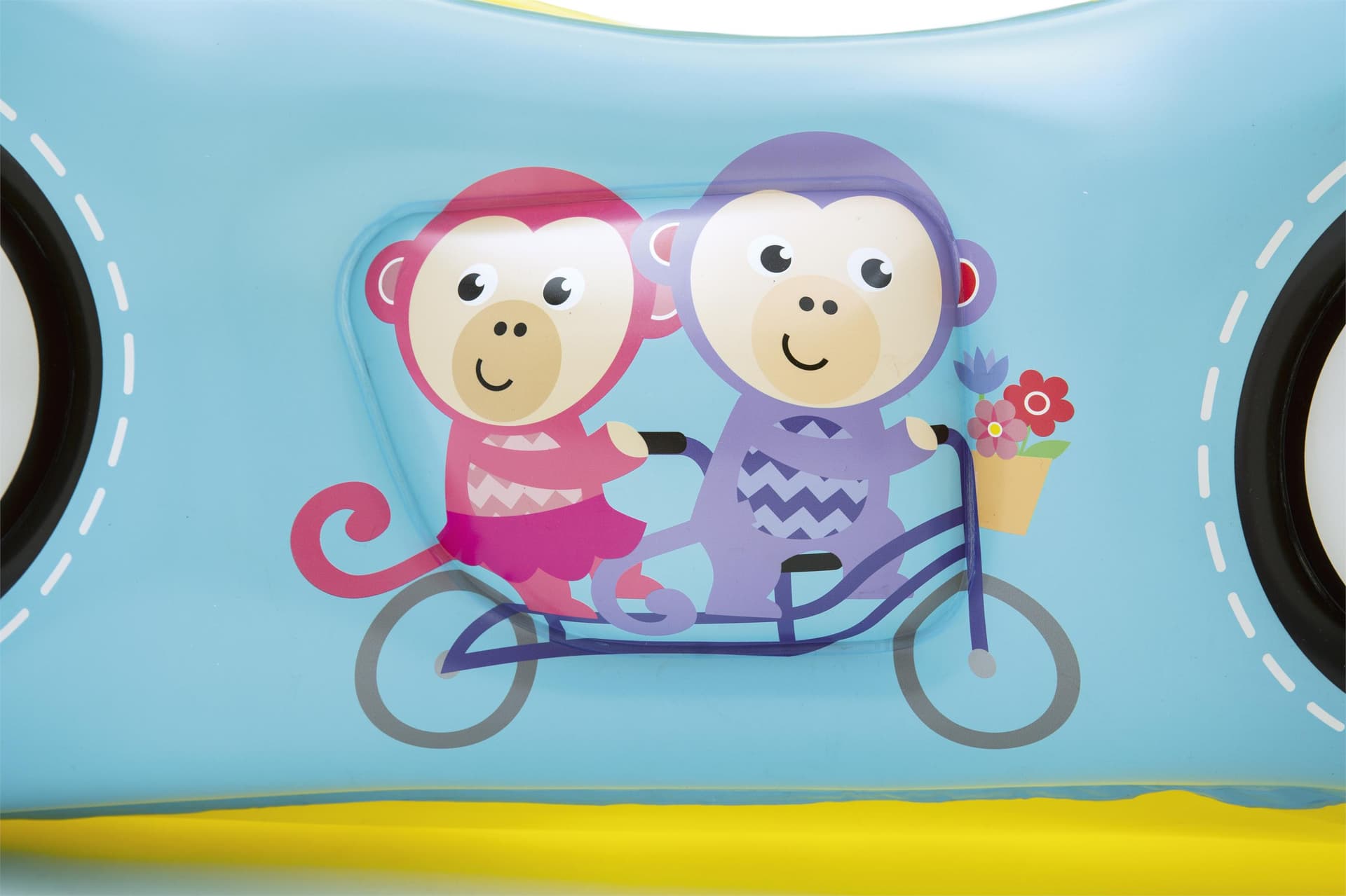 

Bestway 93535 FISHER PRICE DMUCHANY SAMOCHÓD WYŚCIGOWY Z PIŁKAMI 119cm x 79cm x 51cm