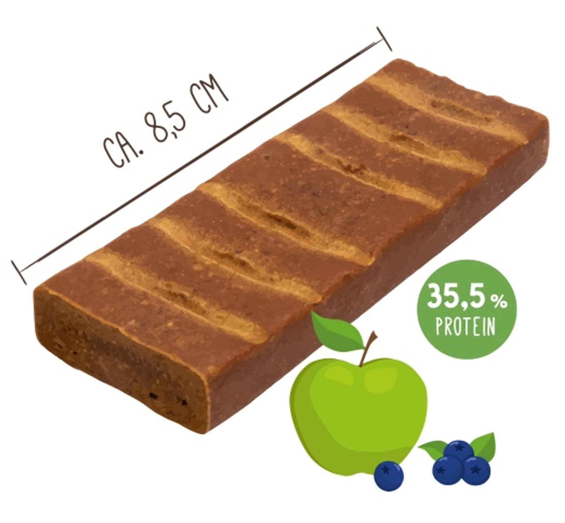 

Sammy's Fitness Slice Baton proteinowy Jabłko i jagoda 25g