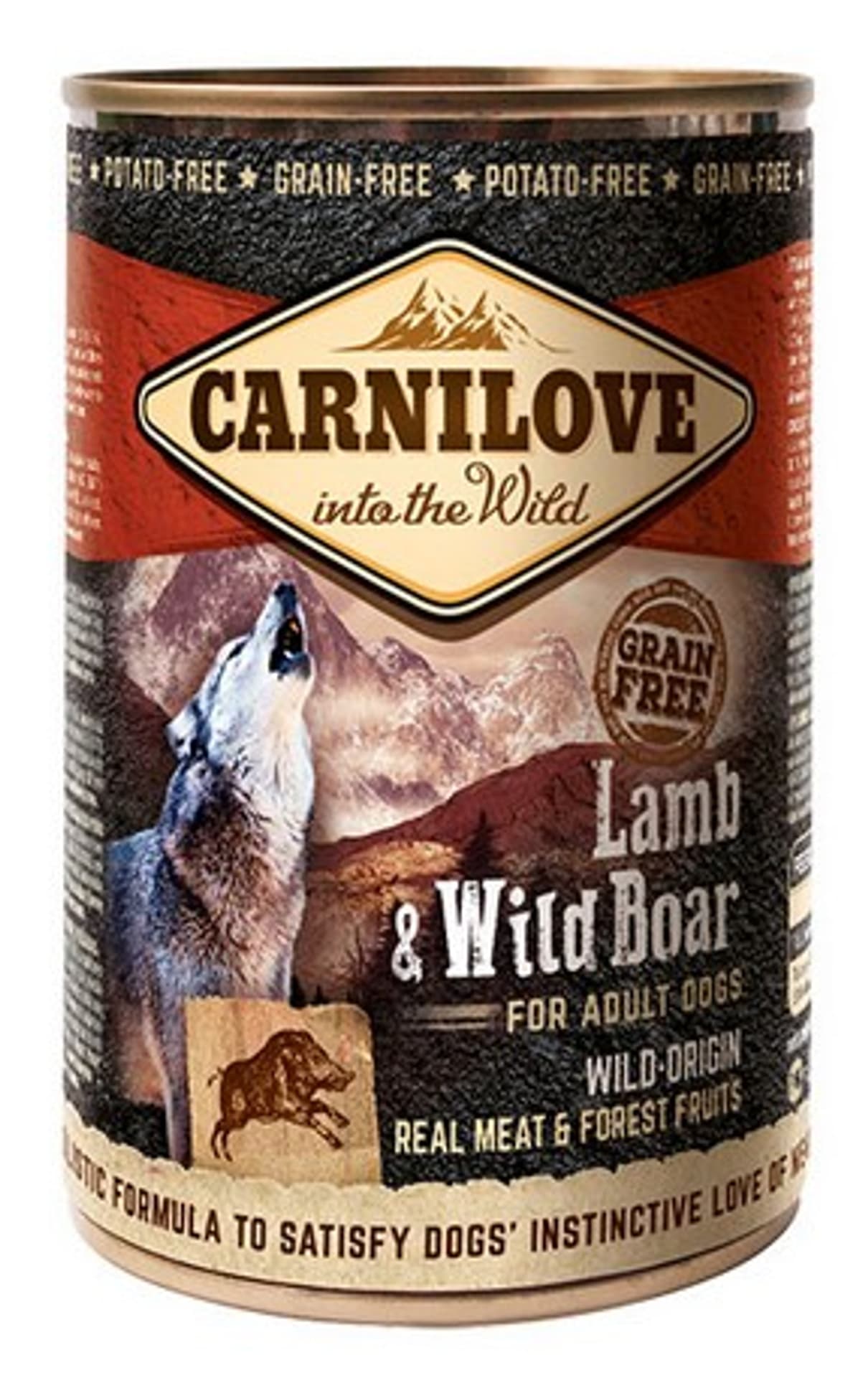 

Carnilove Wild Meat Lamb&WILD BOAR 400G
