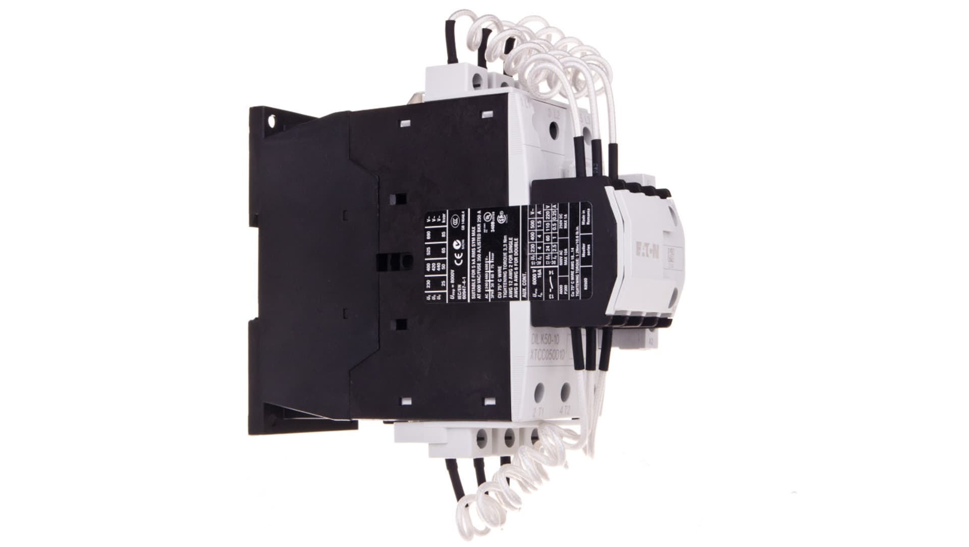 

Stycznik do baterii kondensatorowych 3P 50kvar 1Z 0R 400V DILK50-10(400V50HZ,440V60HZ) 294078, 400v50hz/440v60hz) 29407