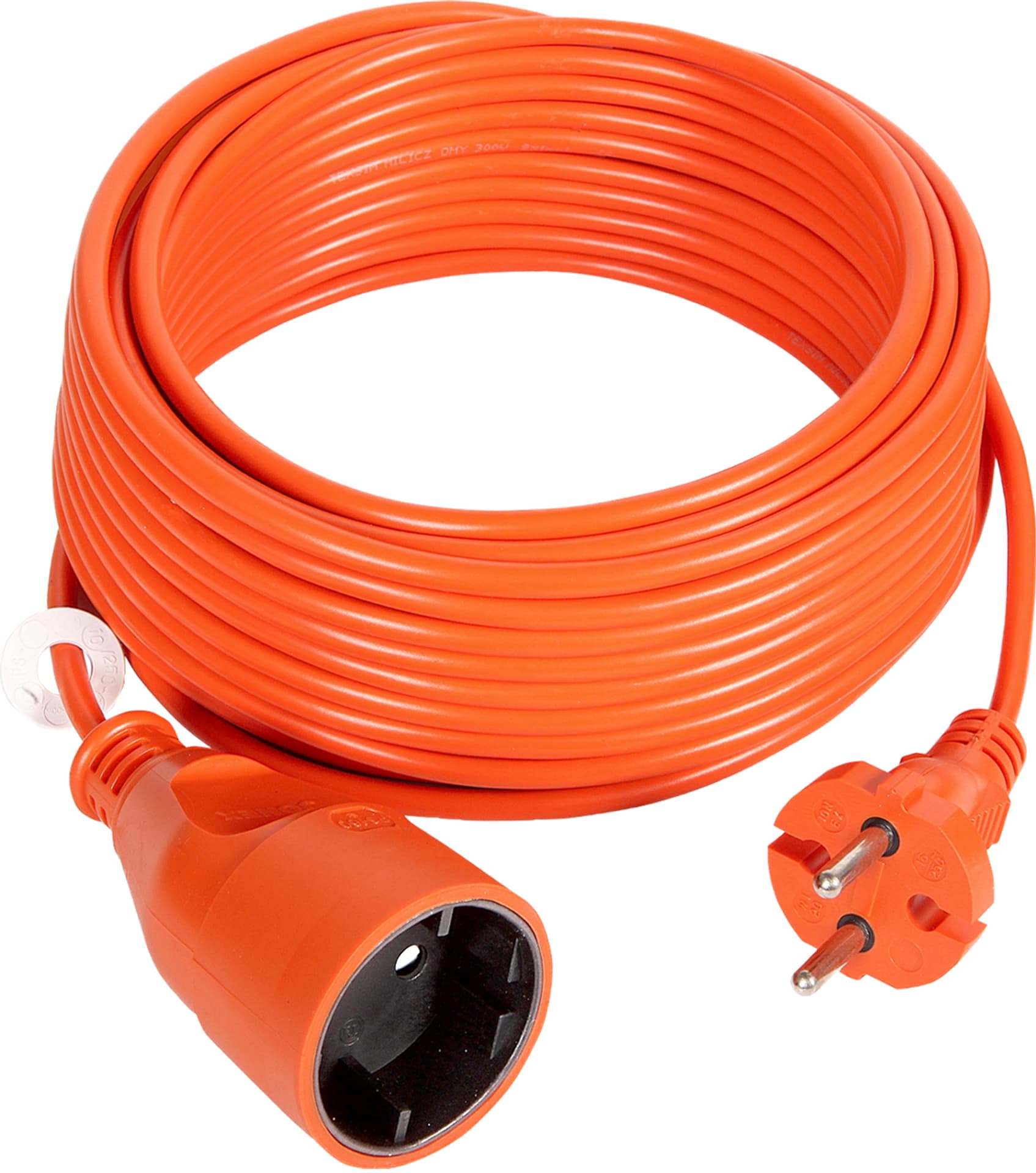 

Przedłużacz ogrodowy pomarańczowy zalewany, 1x2P+Z 40m, OMY 2x1mm, 230VAC/10A