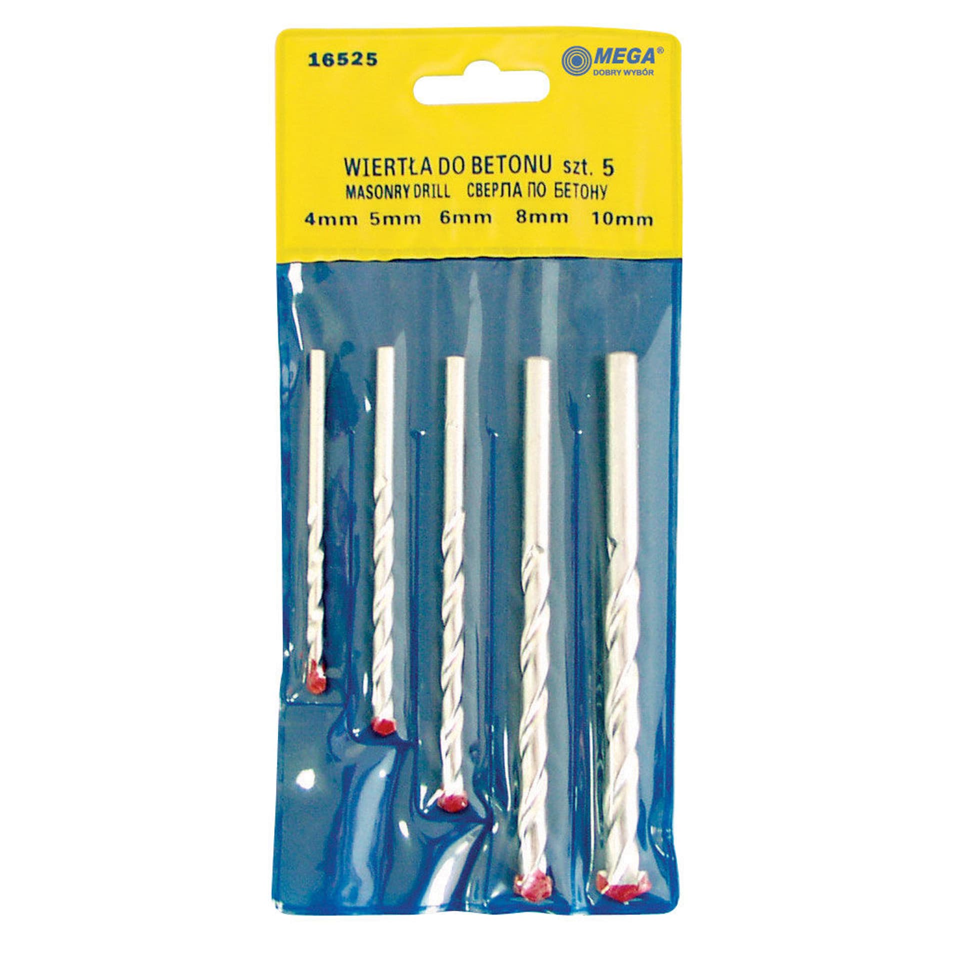 

Wiertła do betonu kpl. szt.8 (3-10mm) w etui <113108>