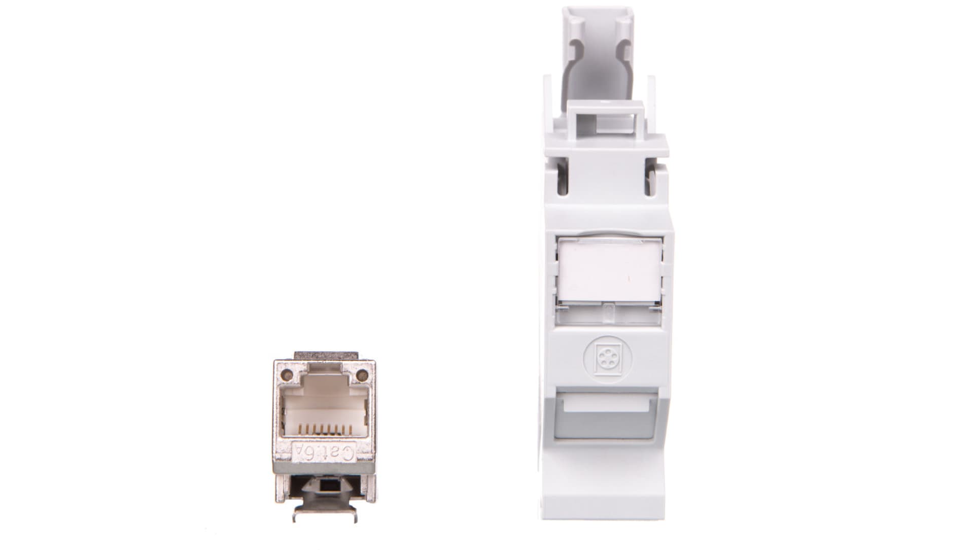 

Adapter z gniazdem RJ45 kat.6A na szynę DIN TH35 EPIC DATA HS RJ45 F 10G B 21700614