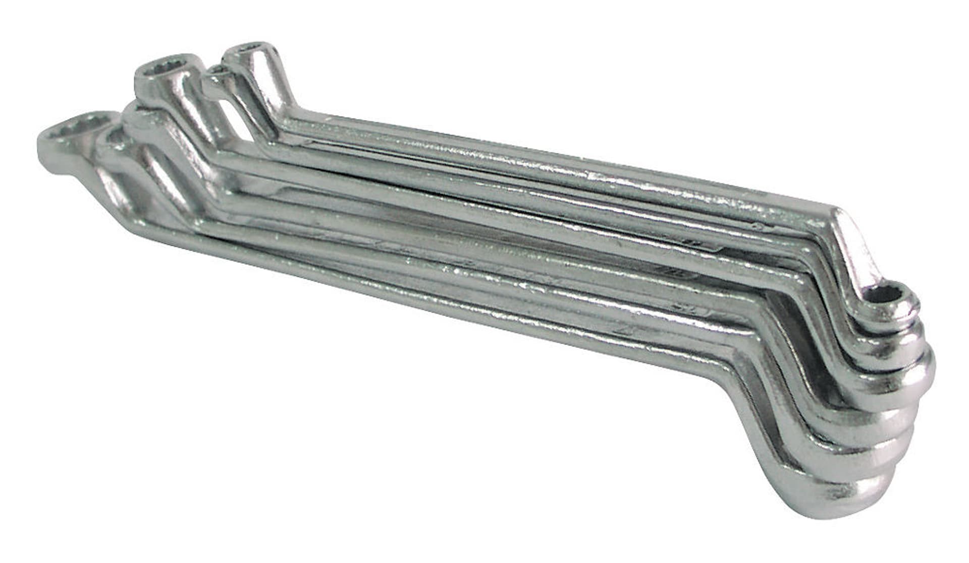 

Klucze oczkowe odgięte, kpl. 8 szt., 6-22mm klips