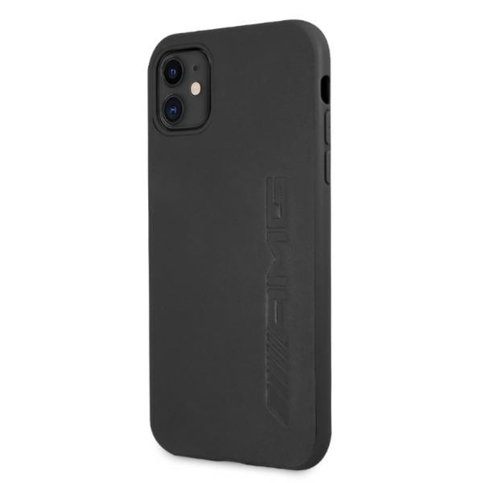 

AMG AMHCN61DOLBK iPhone 11 6,1" czarny/black hardcase Leather Hot Stamped