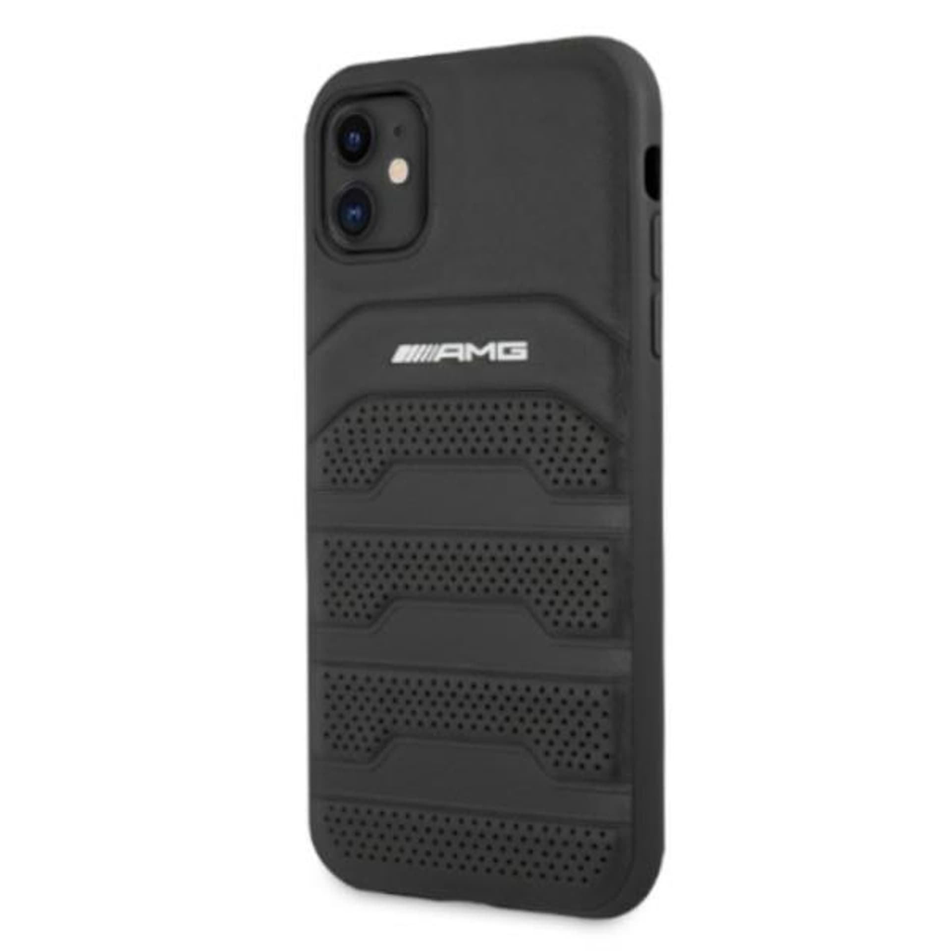 

AMG AMHCN61GSEBK iPhone 11 6,1" czarny/black hardcase Leather Debossed Lines