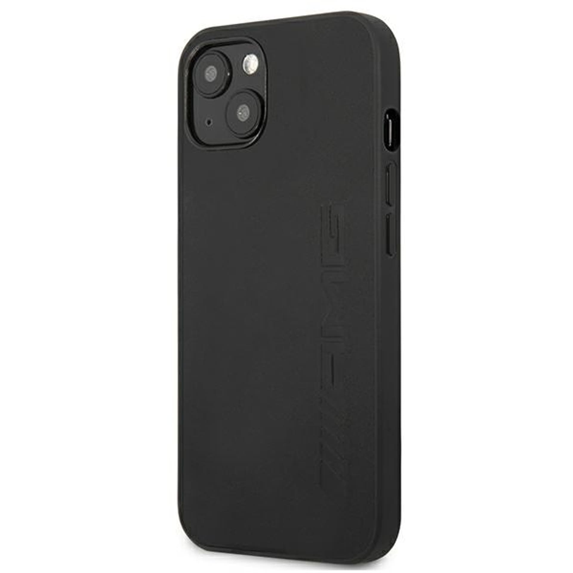 

AMG AMHCP13MDOLBK iPhone 13 6,1" czarny/black hardcase Leather Hot Stamped