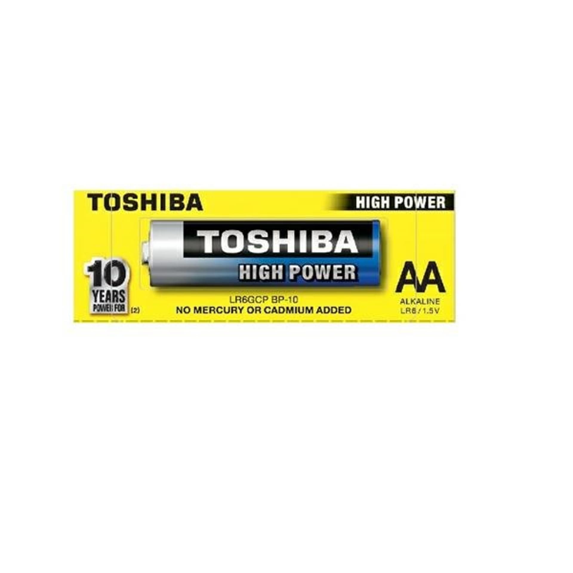 

Bateria Toshiba LR6 AA 1szt/pcs HIGH POWER (LR6GCP BP-1X10)